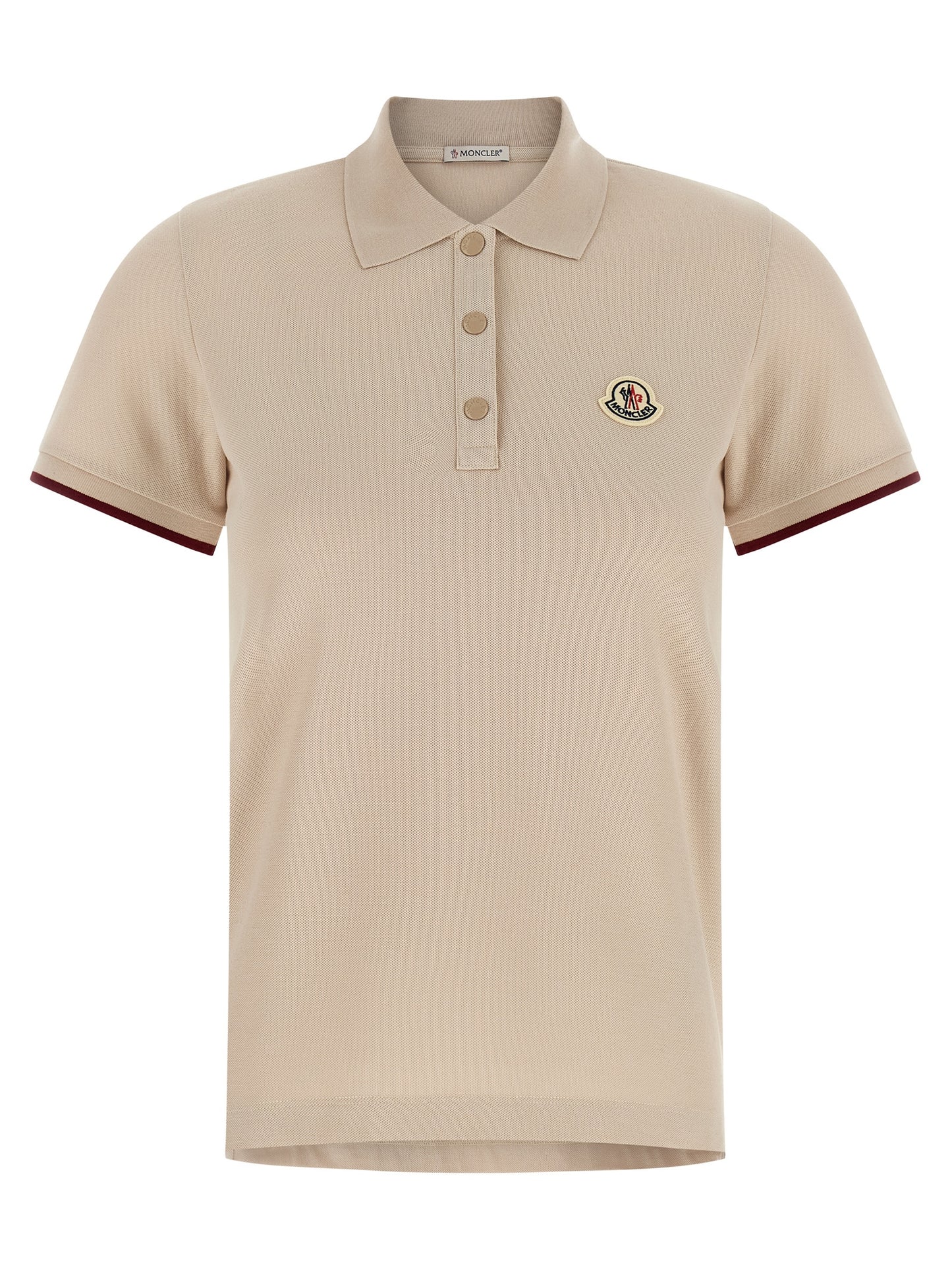 Moncler Women Logo Patch Polo Shirt MONCLER