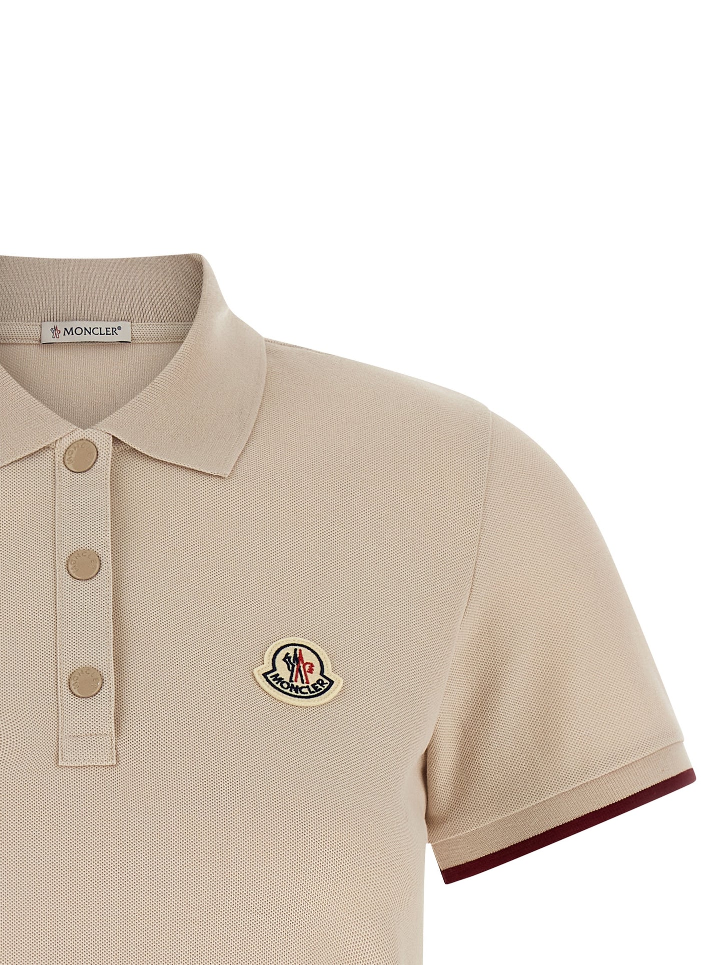 Moncler Women Logo Patch Polo Shirt MONCLER