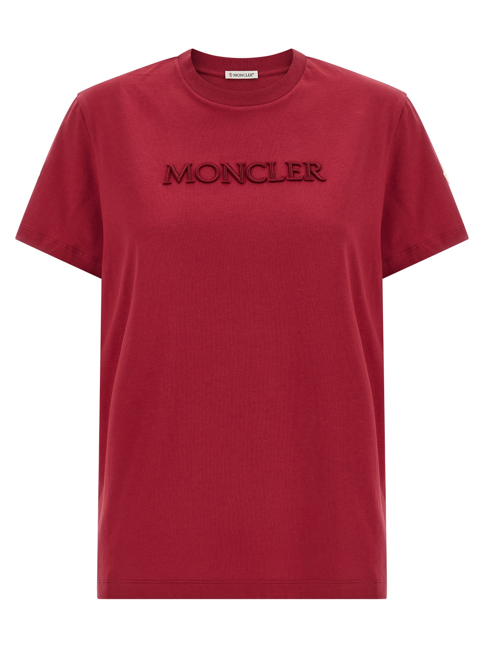 Moncler Women Logo Embroidery T-Shirt MONCLER
