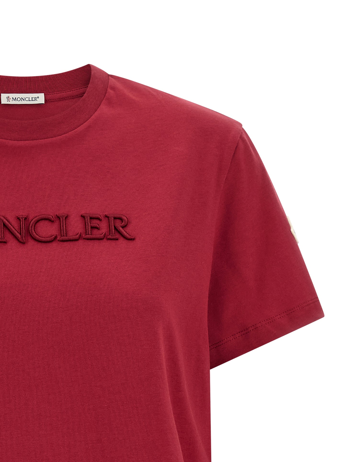 Moncler Women Logo Embroidery T-Shirt MONCLER