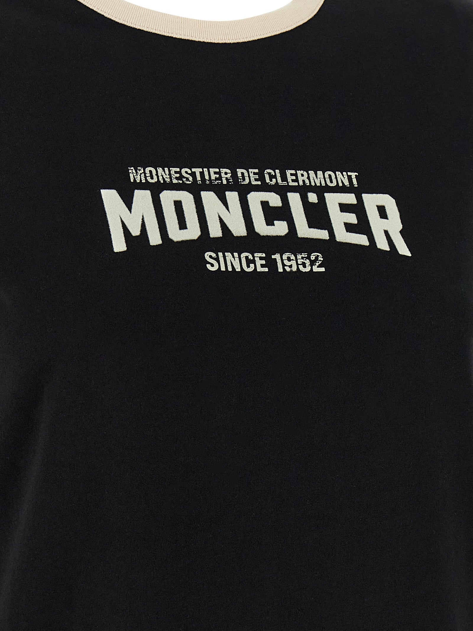 Moncler Women Flocked Logo T-Shirt MONCLER