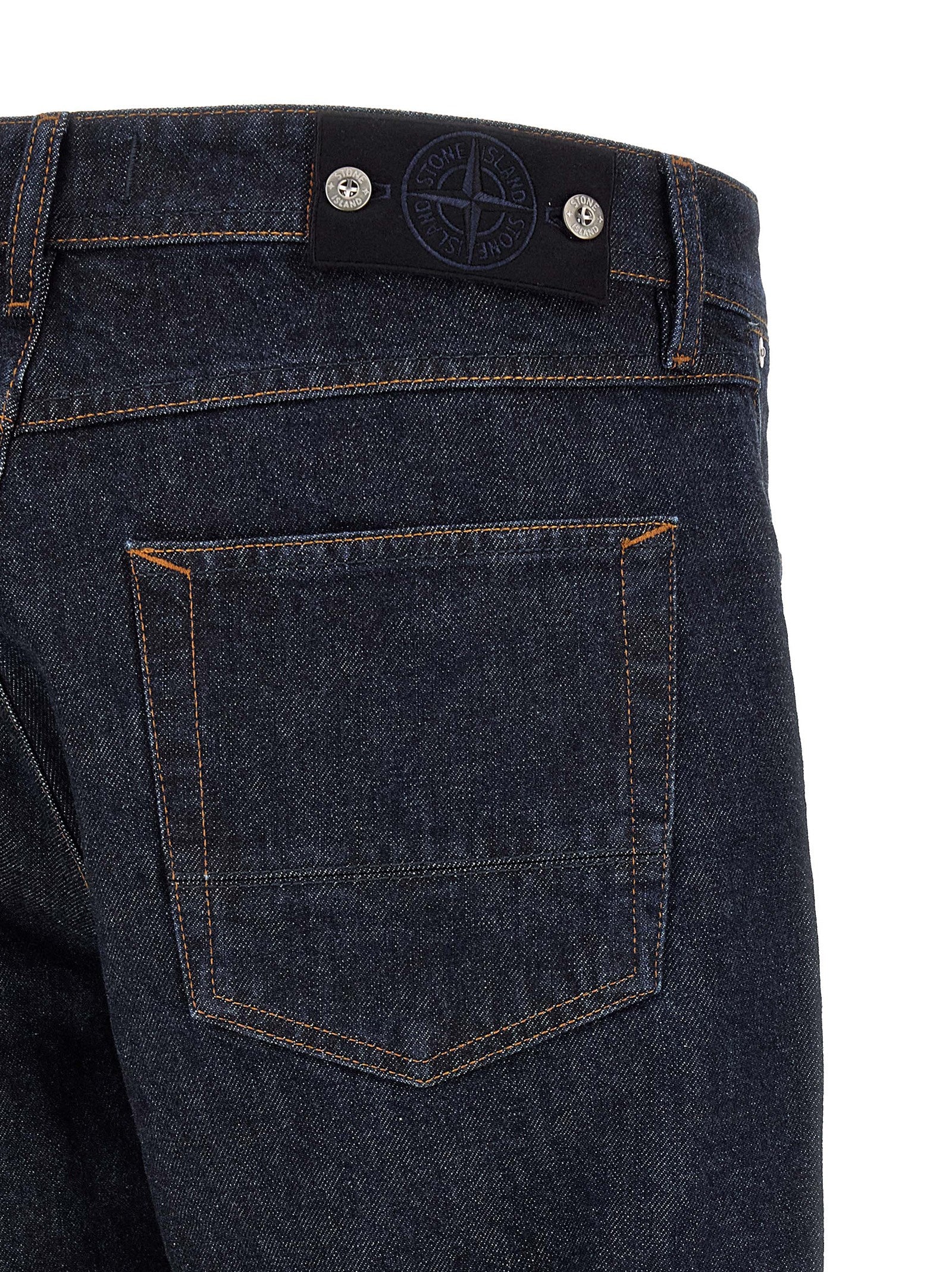 Stone Island Men Indigo Denim Jeans STONE ISLAND