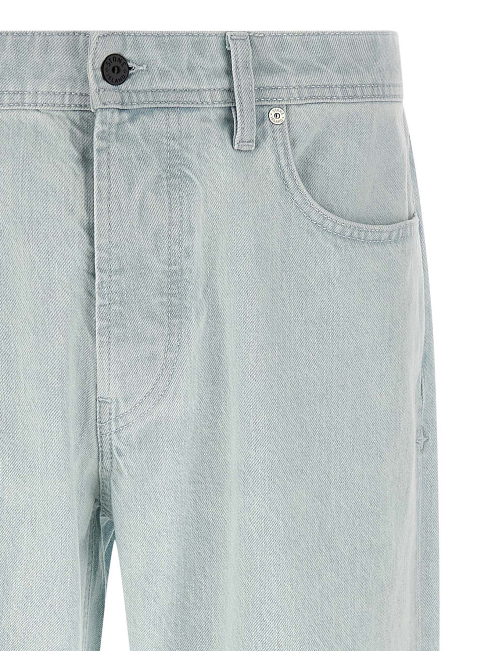 Stone Island Men Indigo Denim Jeans STONE ISLAND