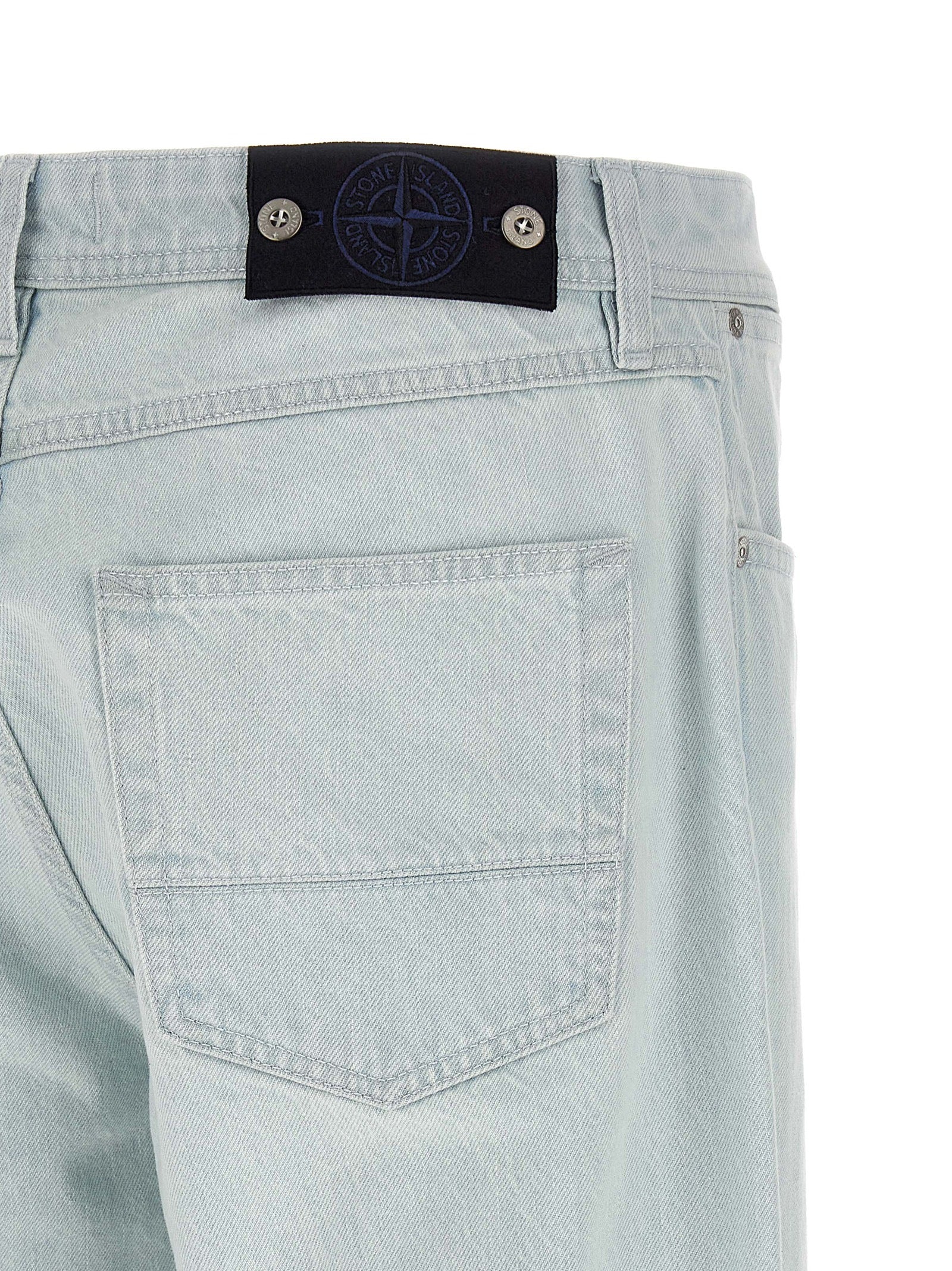 Stone Island Men Indigo Denim Jeans STONE ISLAND
