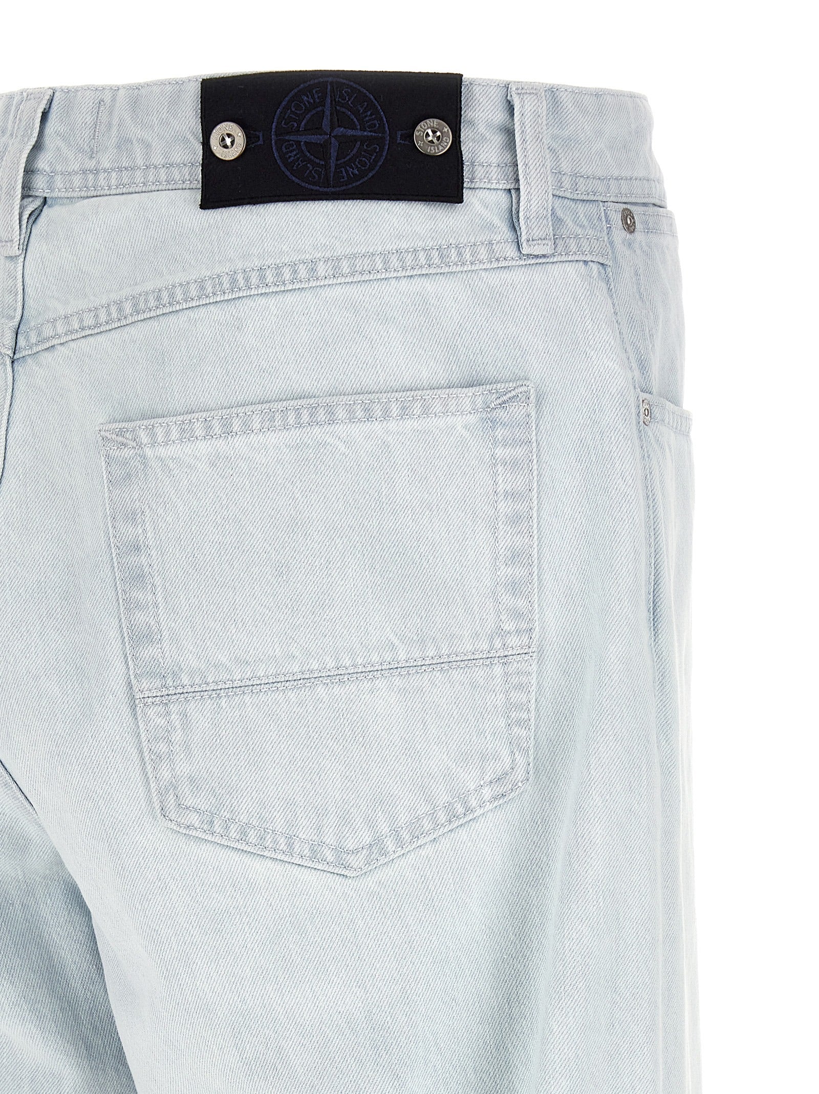 Stone Island Men Indigo Denim Jeans STONE ISLAND
