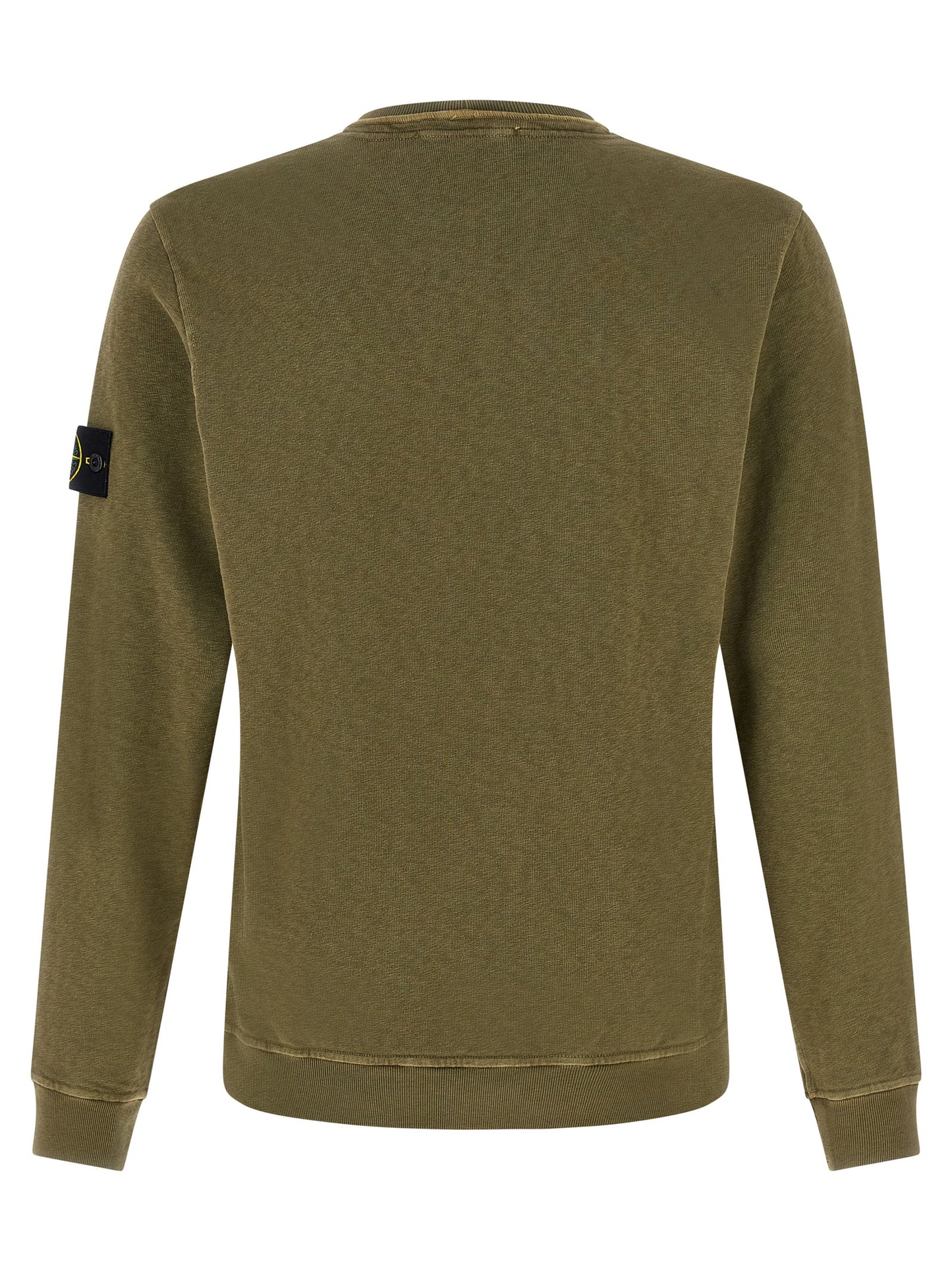 Stone Island Men Brushed Cotton Sweatshirt STONE ISLAND