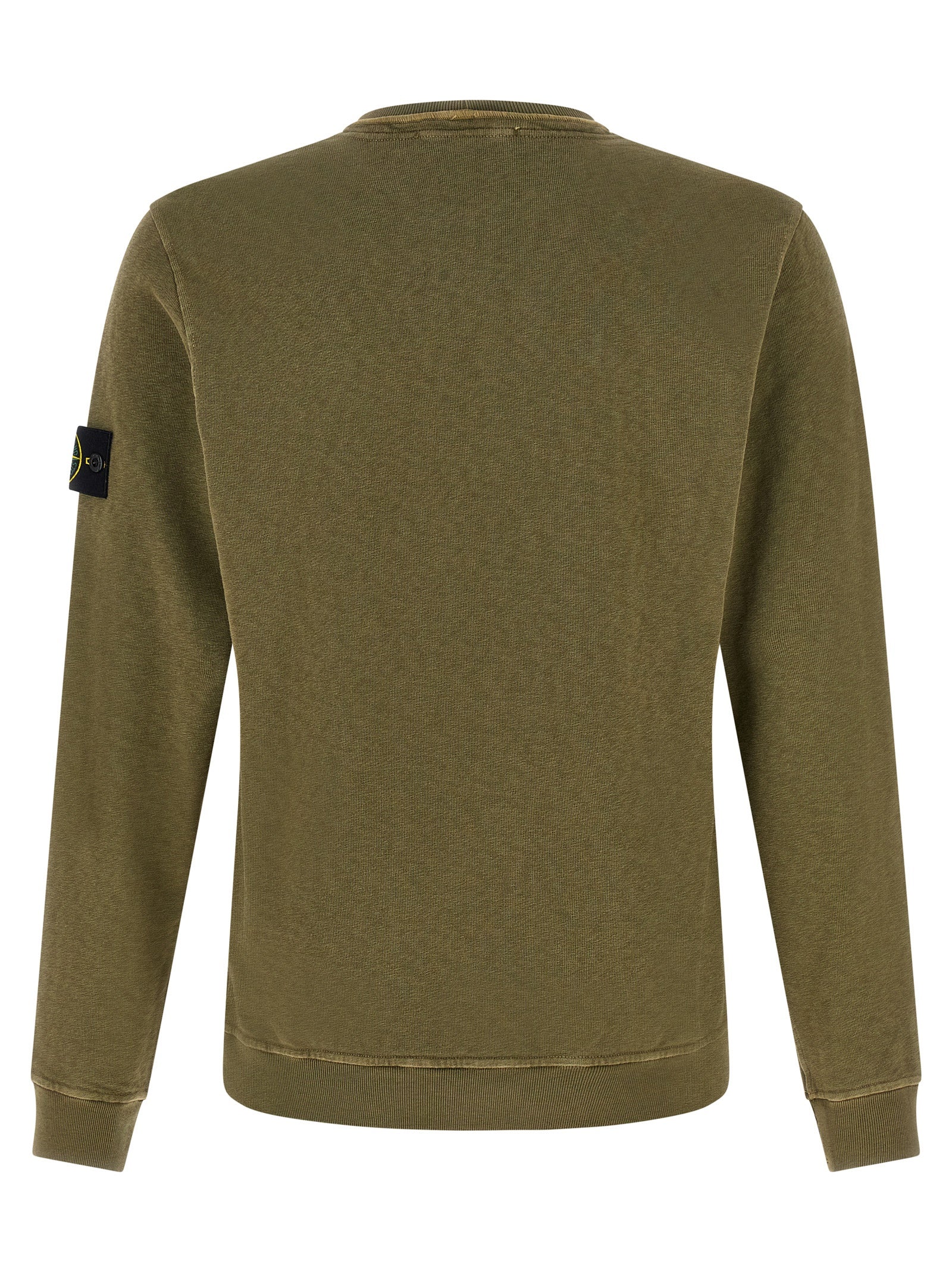 Stone Island Men Brushed Cotton Sweatshirt STONE ISLAND