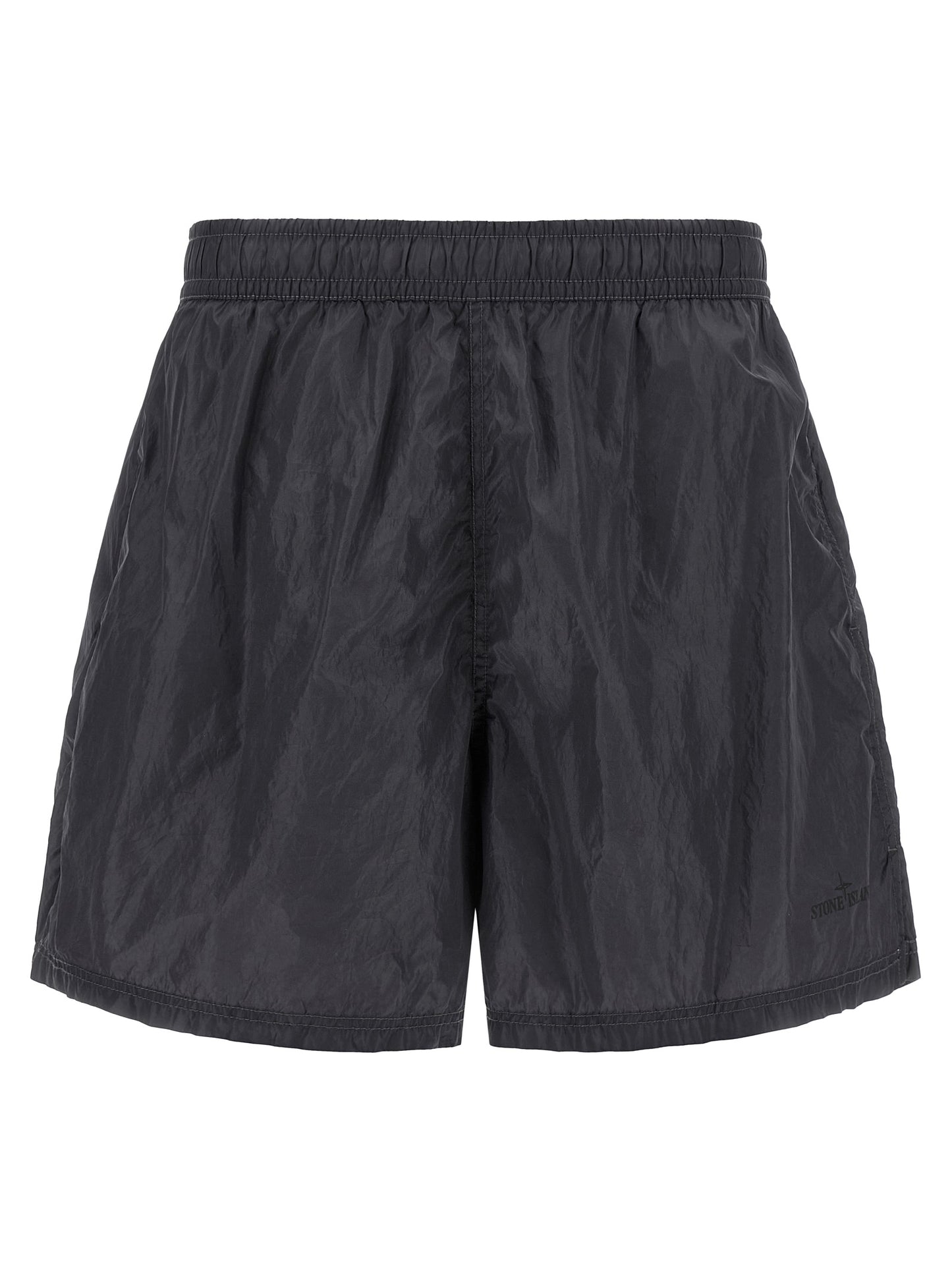 Stone Island Men Logo Print Swim Shorts STONE ISLAND