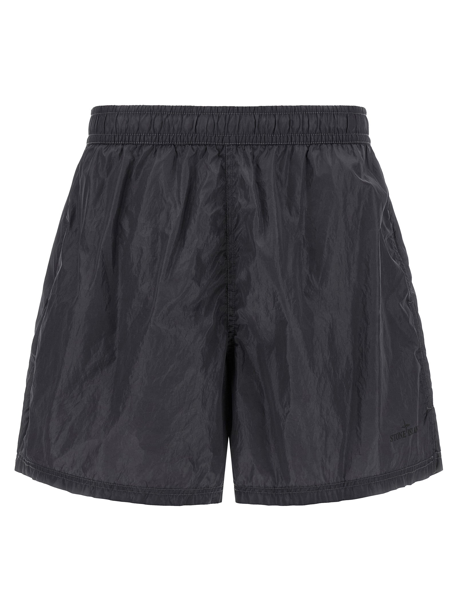 Stone Island Men Logo Print Swim Shorts STONE ISLAND