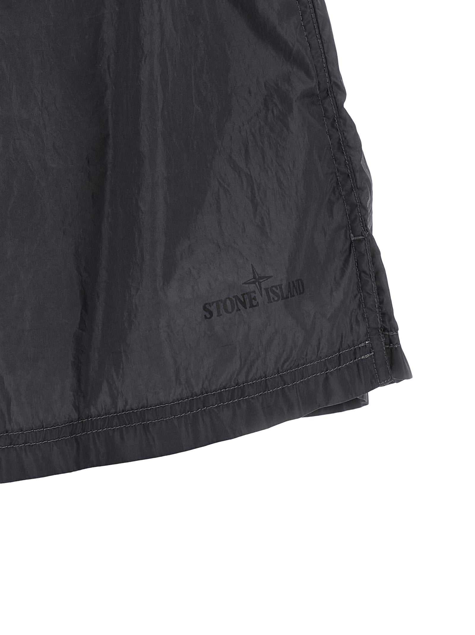 Stone Island Men Logo Print Swim Shorts STONE ISLAND