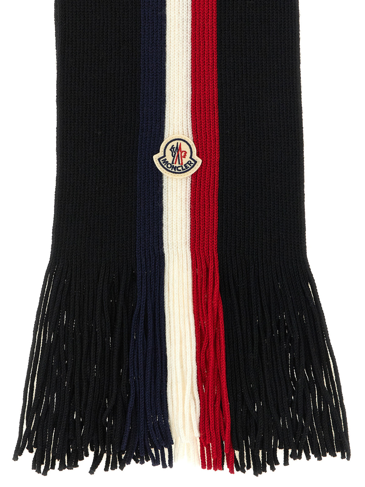 Moncler Men Tricolor Wool Scarf MONCLER