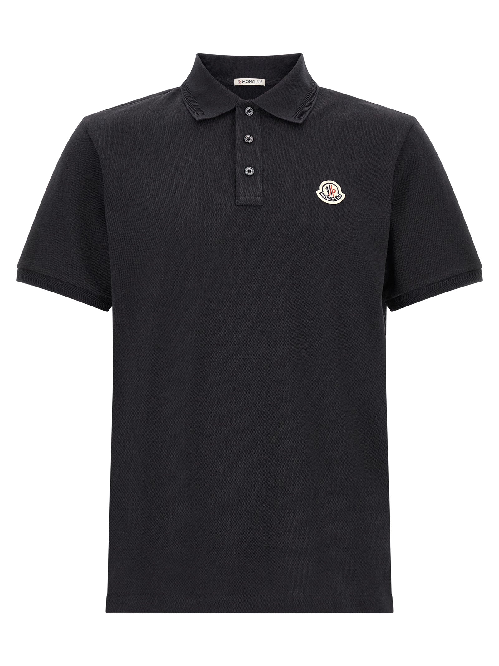 Moncler Men Logo Patch Polo Shirt MONCLER