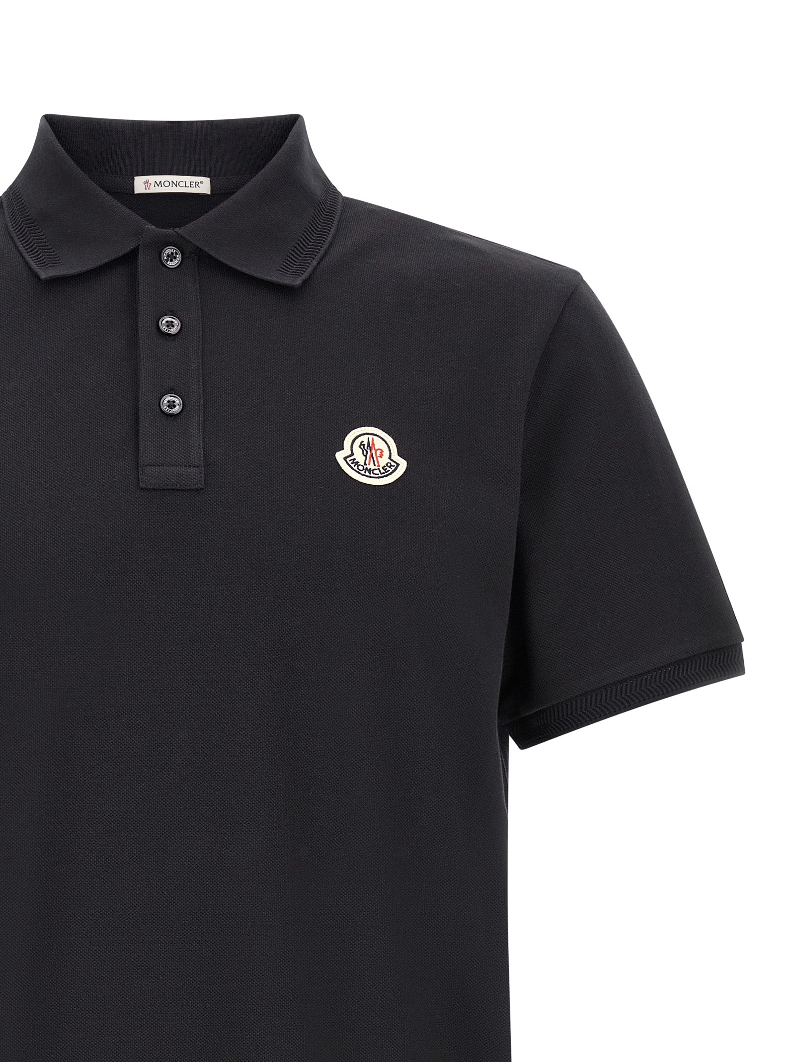 Moncler Men Logo Patch Polo Shirt MONCLER