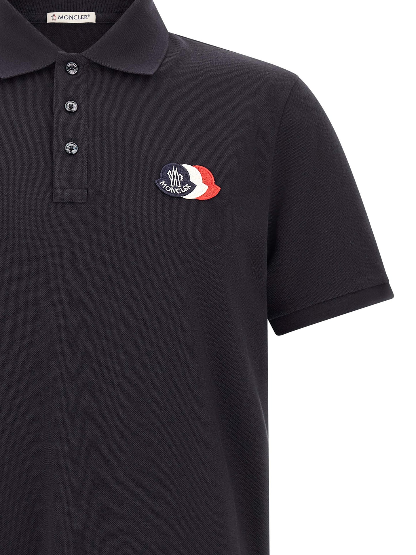 Moncler Men Triple Logo Polo Shirt MONCLER
