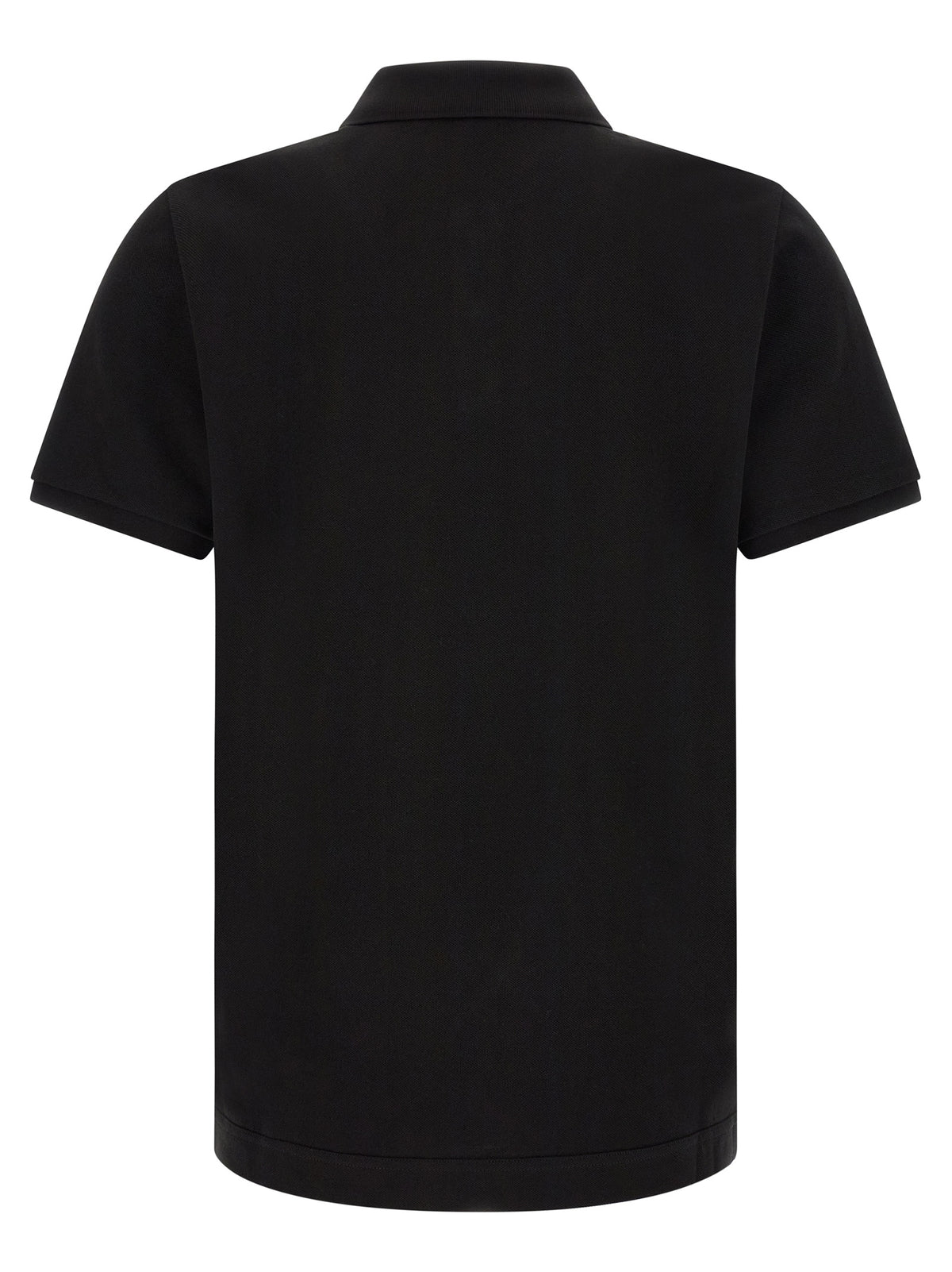 Moncler Men Leather Logo Patch Polo Shirt MONCLER