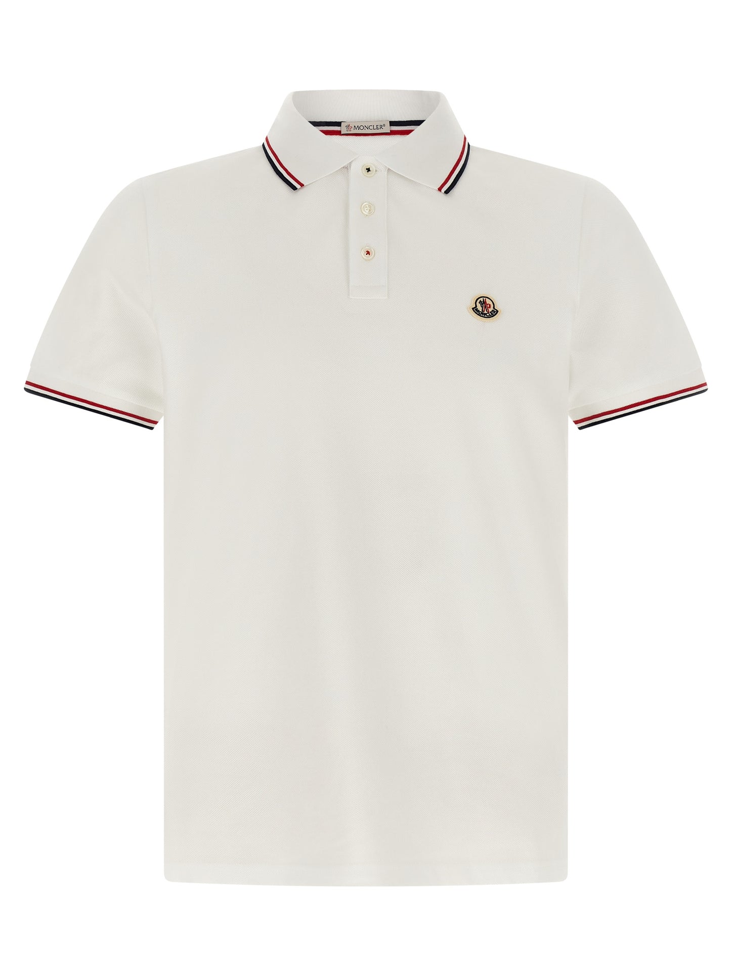 Moncler Men Tricolor Trim Polo Shirt MONCLER