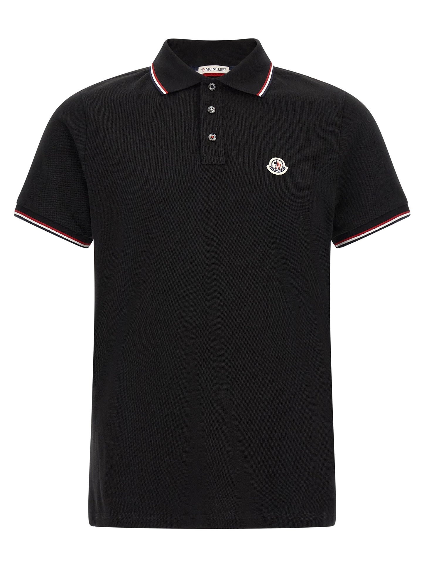 Moncler Men Tricolor Trim Polo Shirt MONCLER