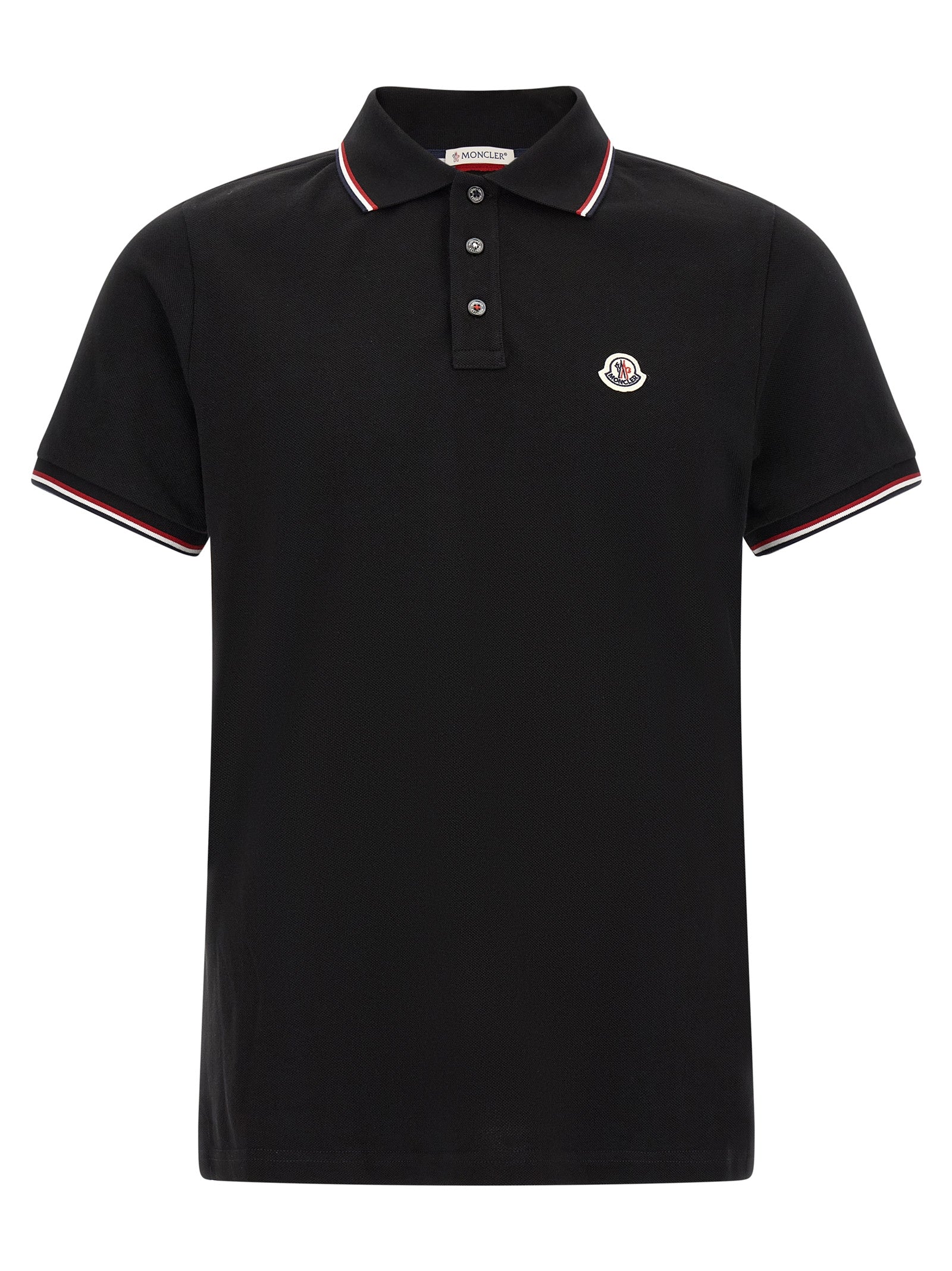 Moncler Men Tricolor Trim Polo Shirt MONCLER