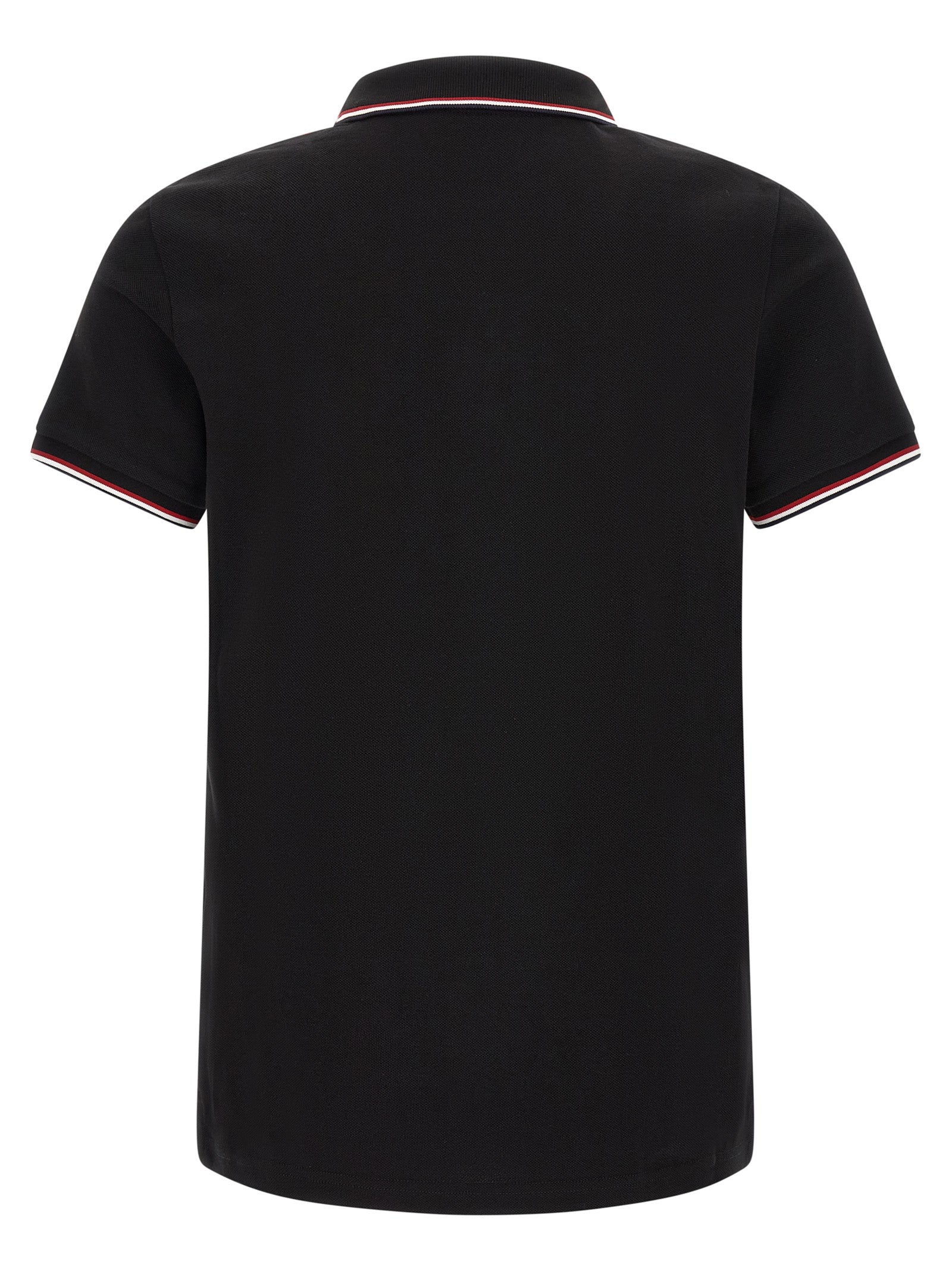 Moncler Men Tricolor Trim Polo Shirt MONCLER