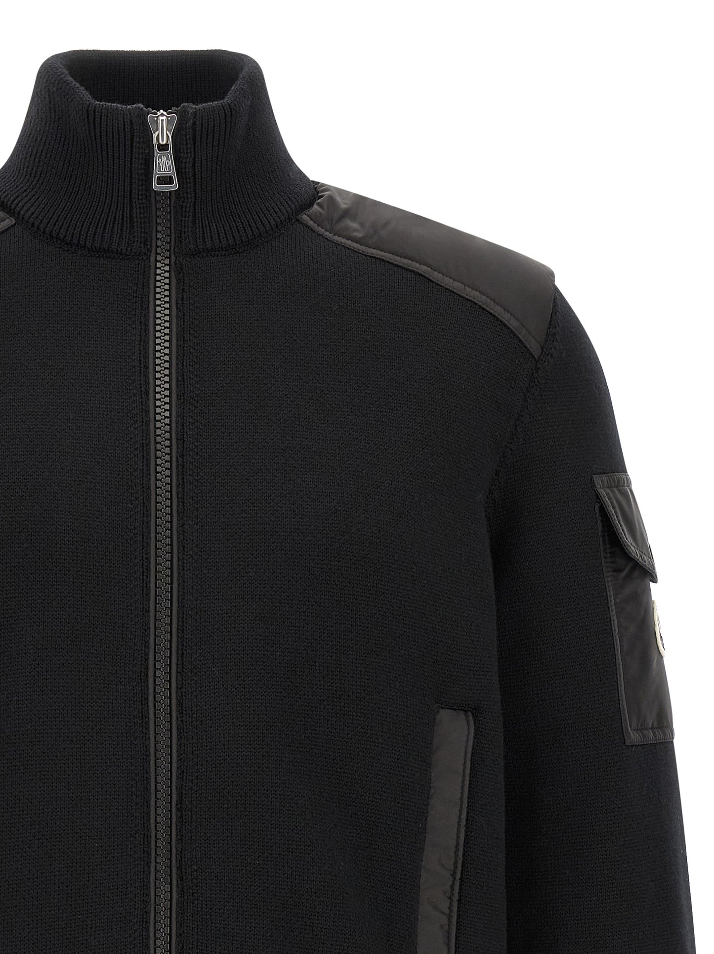 Moncler Men The Moncler 'Padded Wool Zip-Up' Cardigan MONCLER
