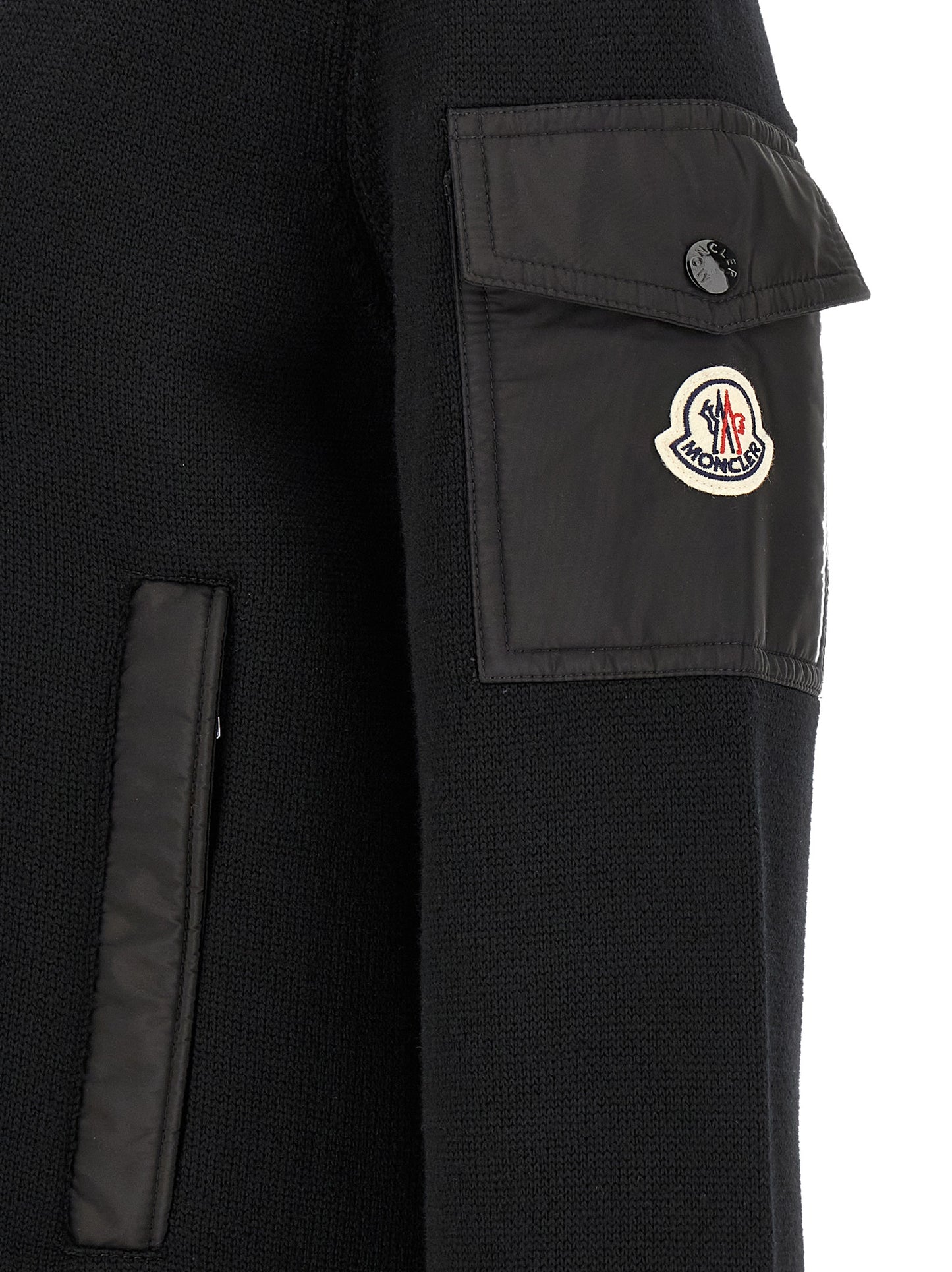 Moncler Men The Moncler 'Padded Wool Zip-Up' Cardigan MONCLER