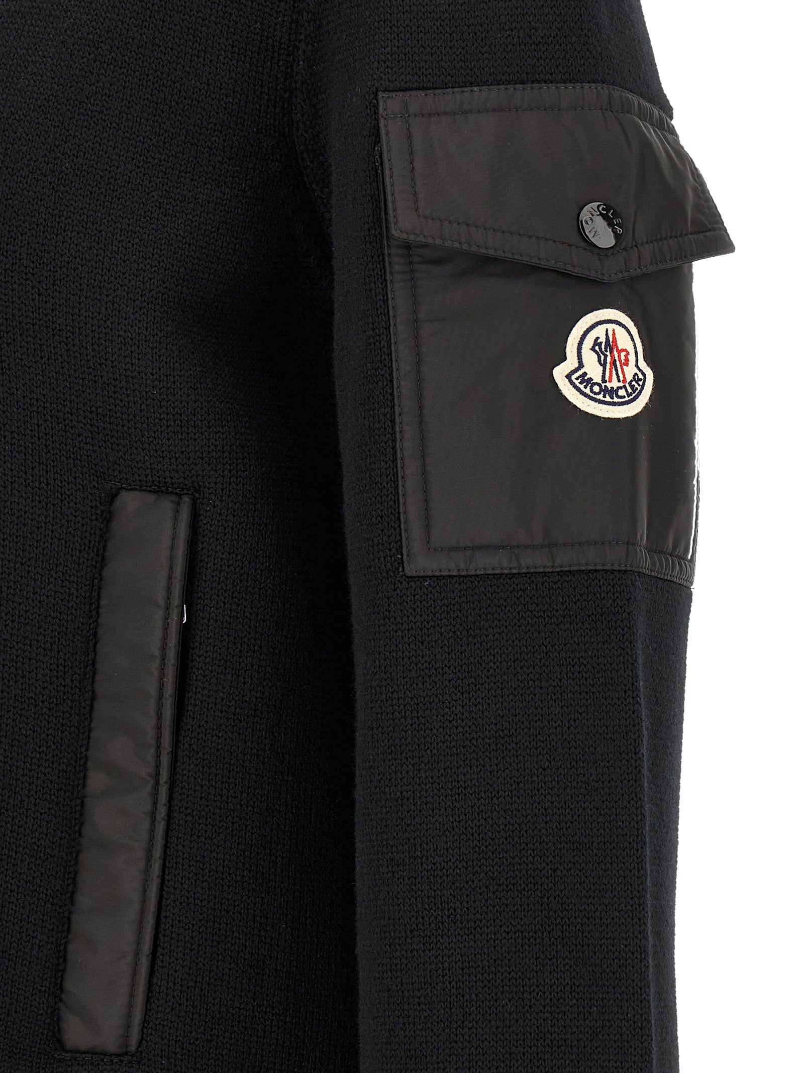 Moncler Men The Moncler 'Padded Wool Zip-Up' Cardigan MONCLER