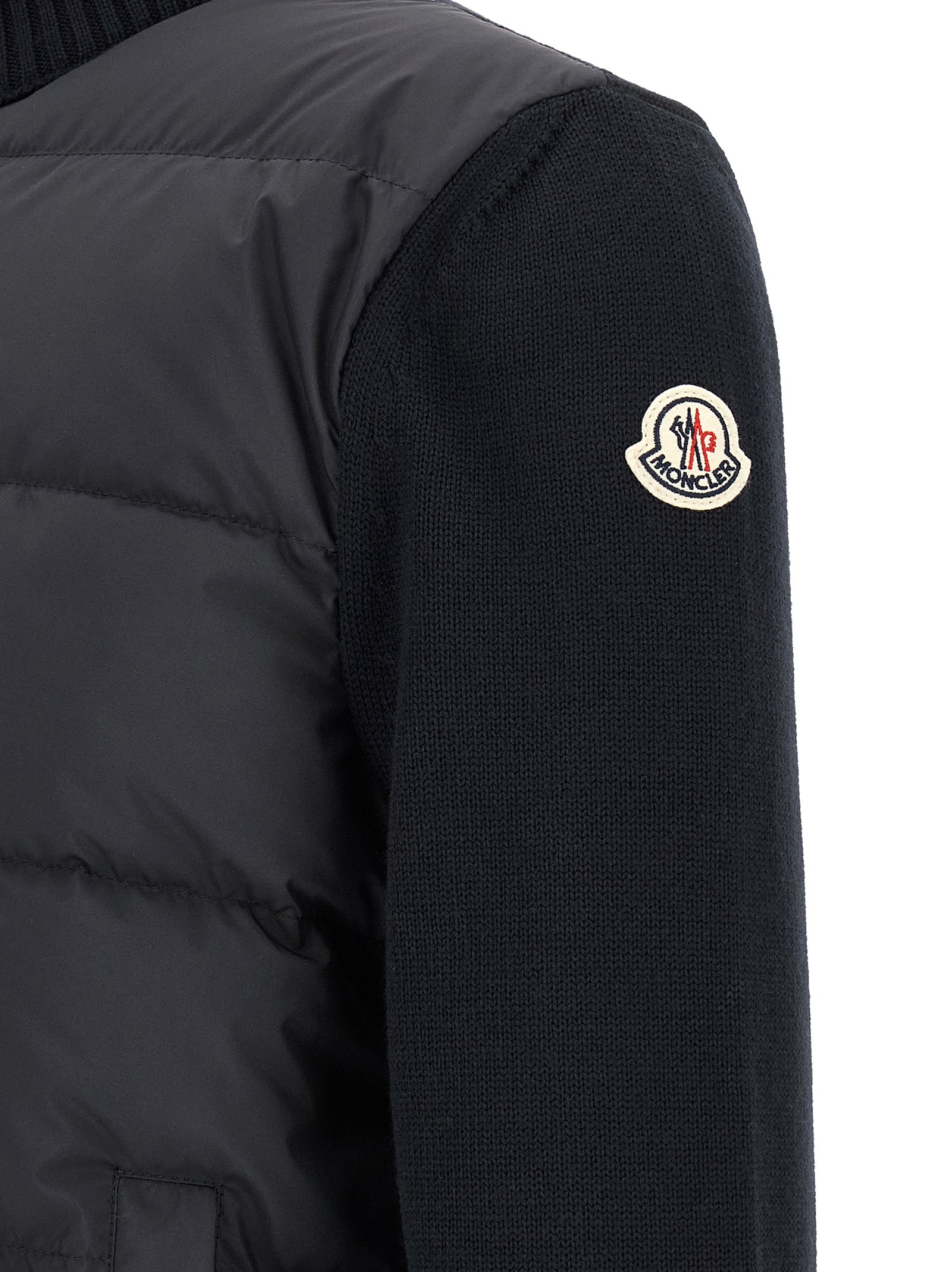 Moncler Men Two-Material Cardigan MONCLER