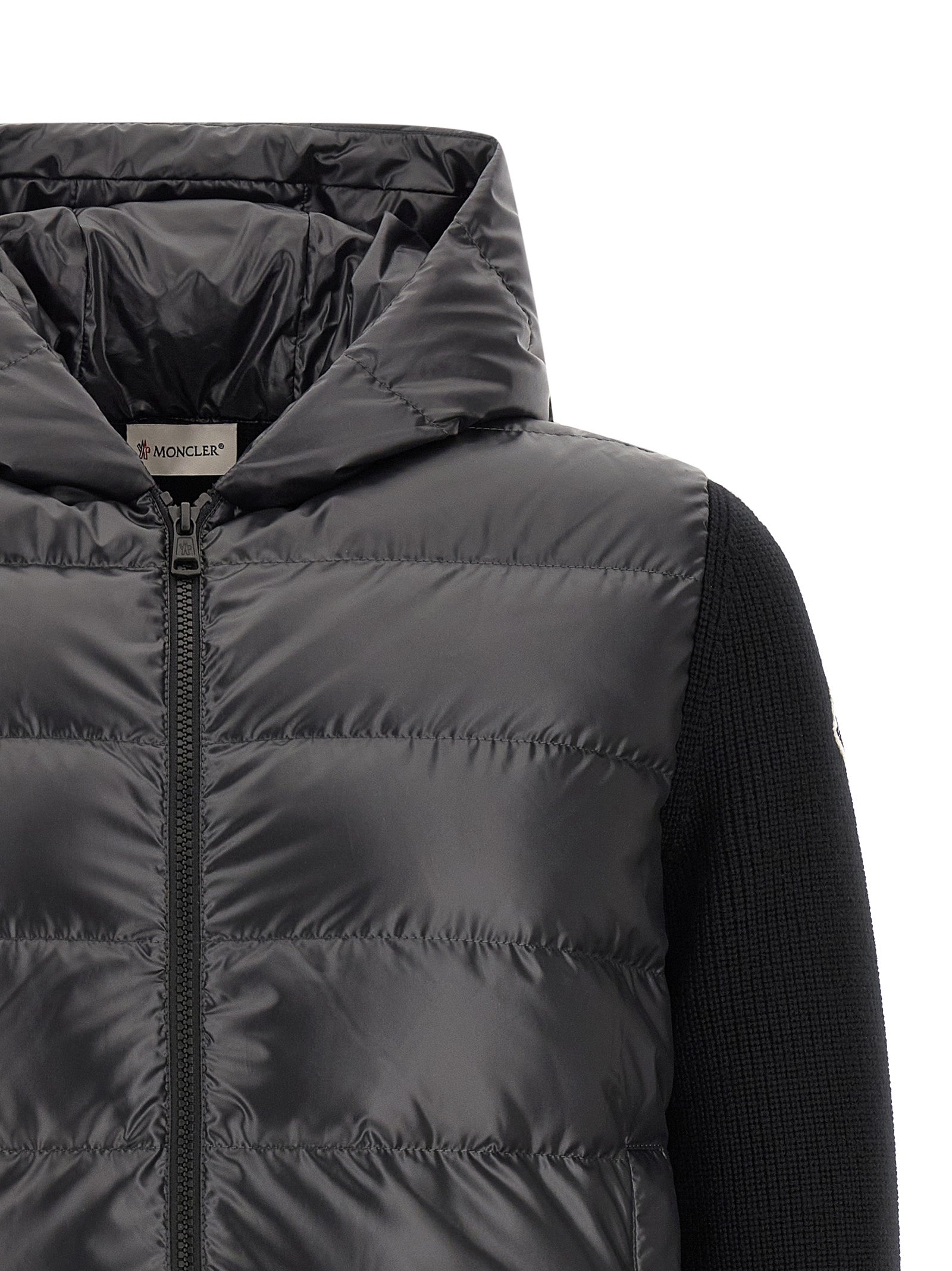 Moncler Men Padded Cardigan With Hood MONCLER