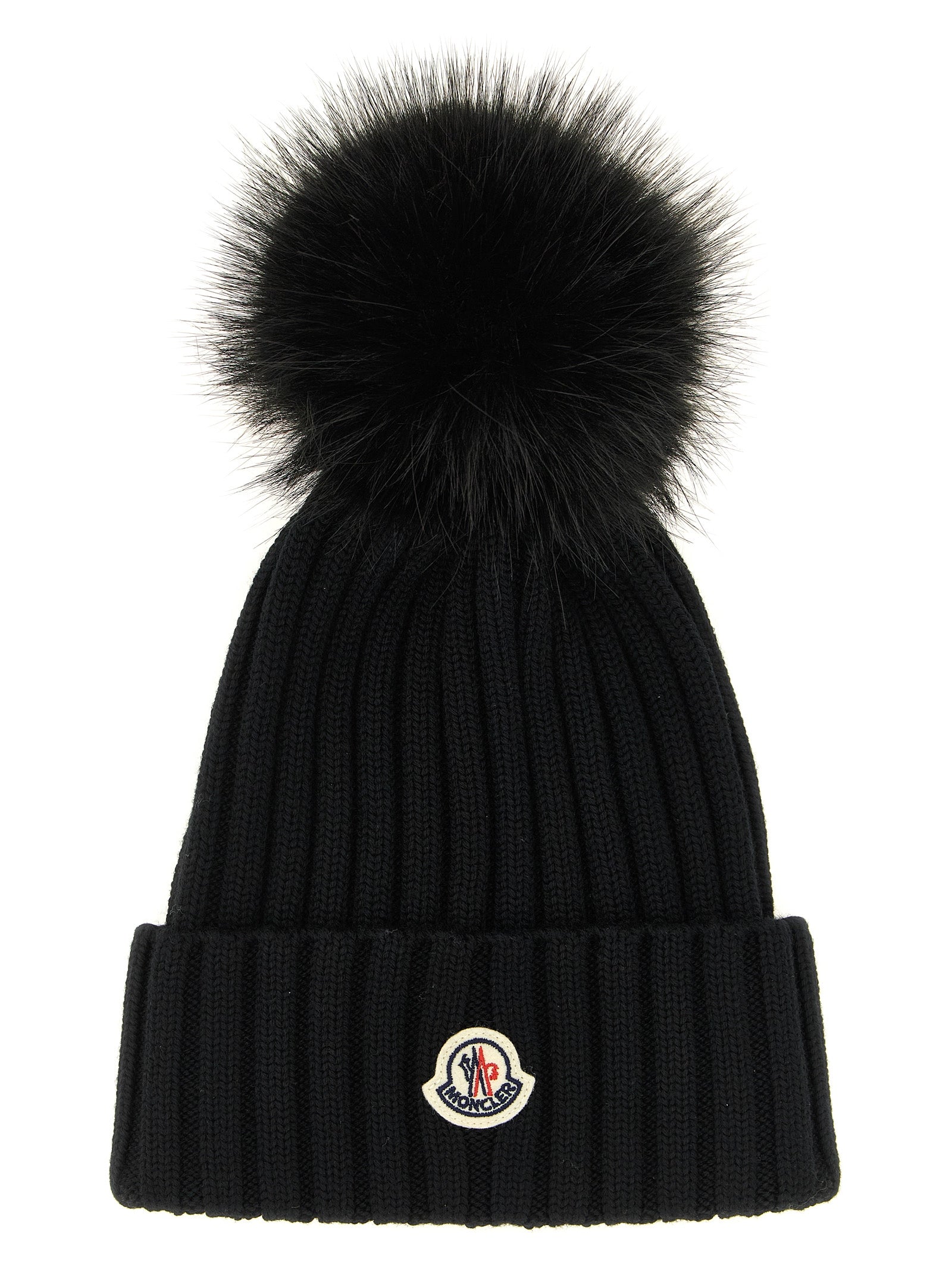 Moncler Women Pompon Wool Beanie MONCLER
