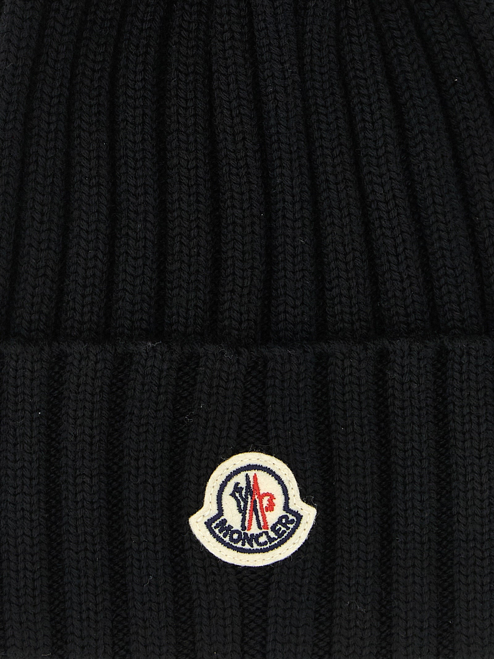 Moncler Women Pompon Wool Beanie MONCLER