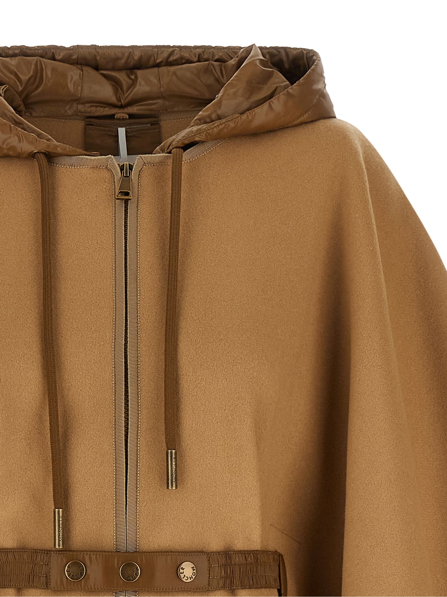 Moncler Women Detachable Hooded Cape MONCLER