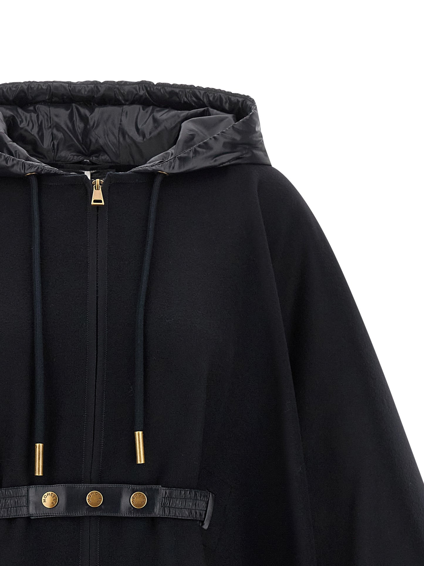 Moncler Women Two-Material Cape MONCLER