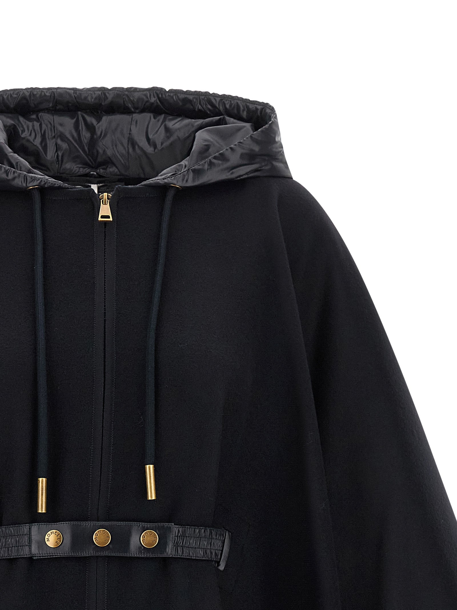 Moncler Women Two-Material Cape MONCLER