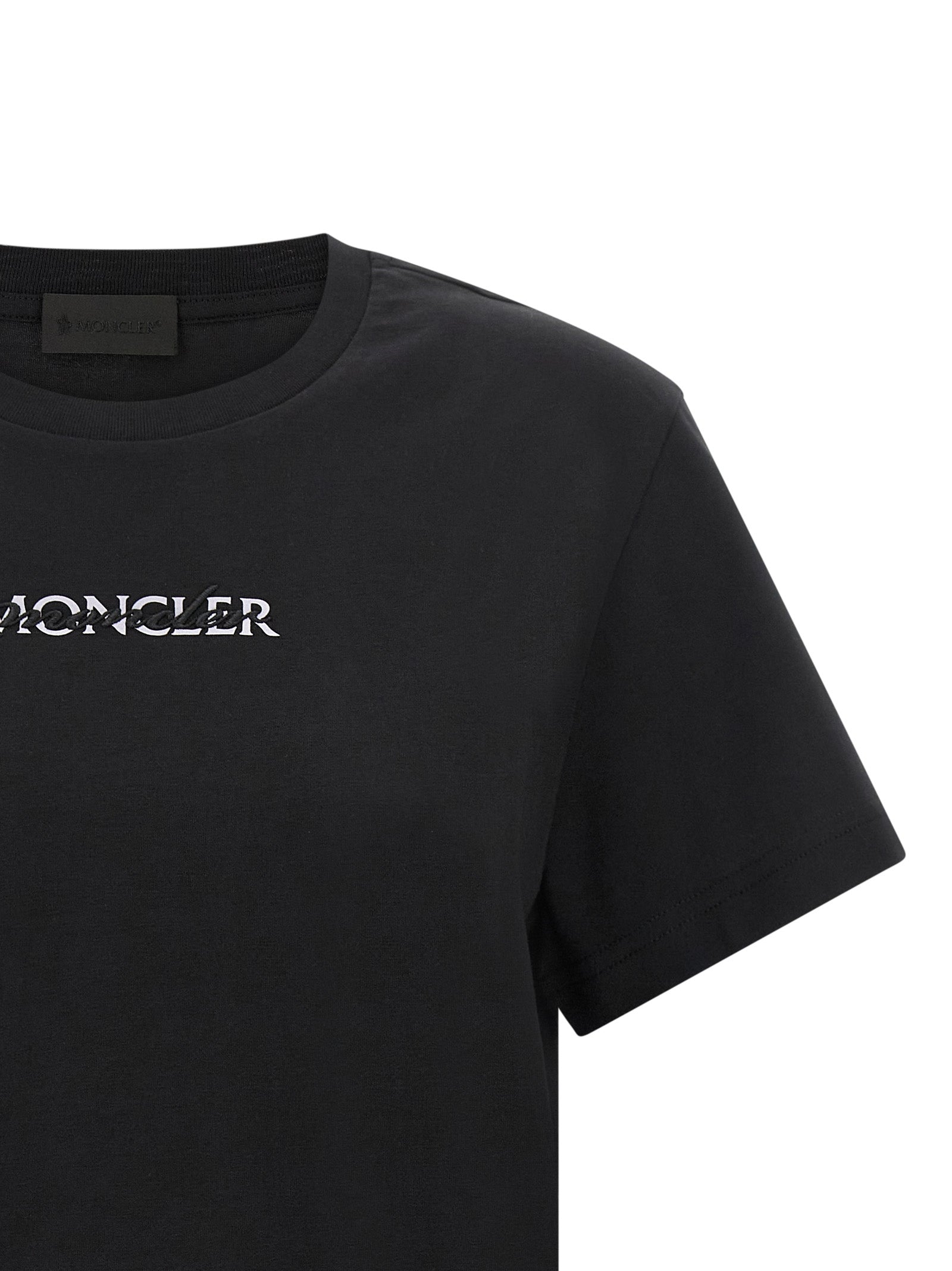 Moncler Women Logo Embroidery T-Shirt MONCLER