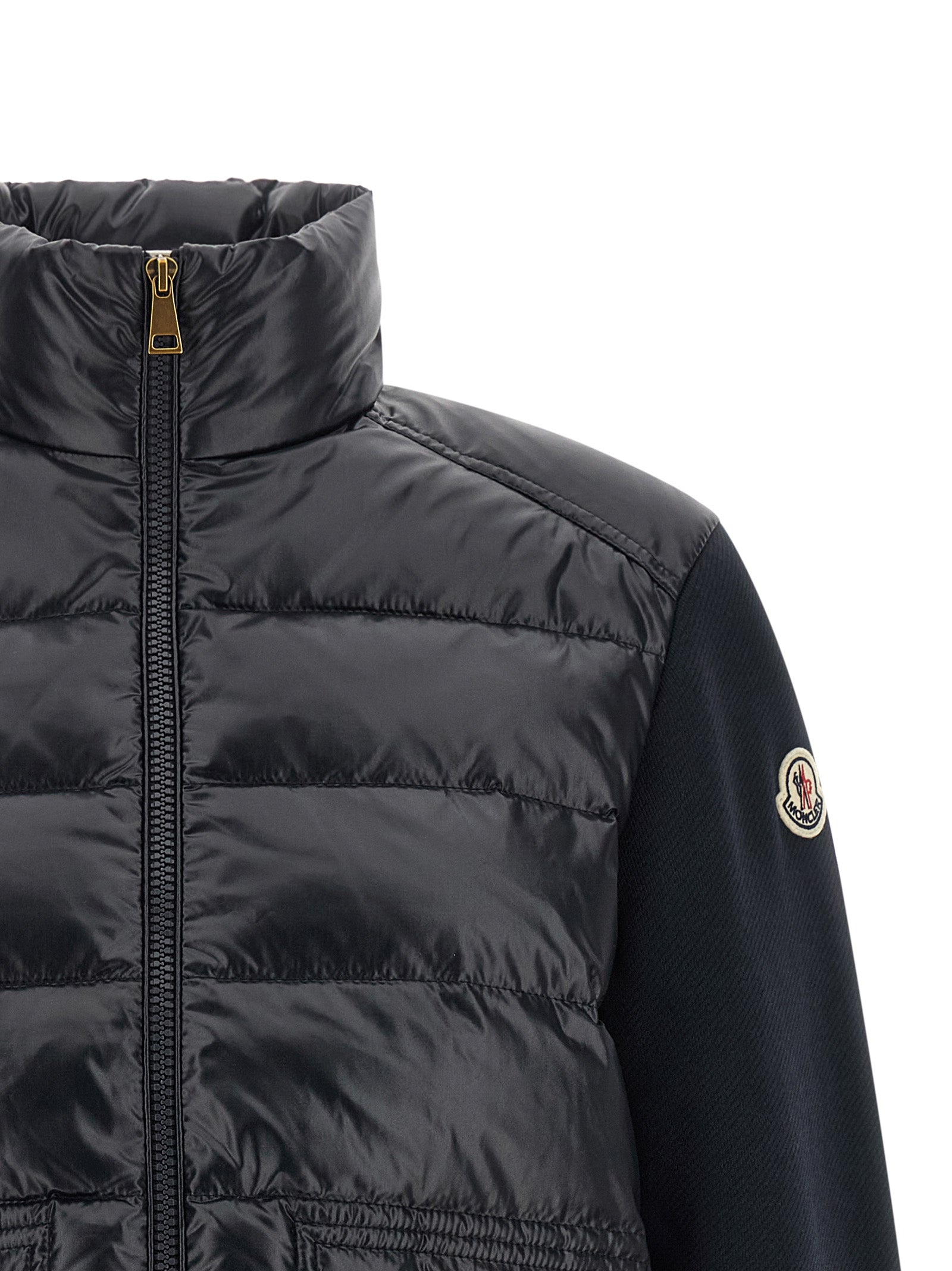 Moncler Women Two-Material Padded Cardigan MONCLER