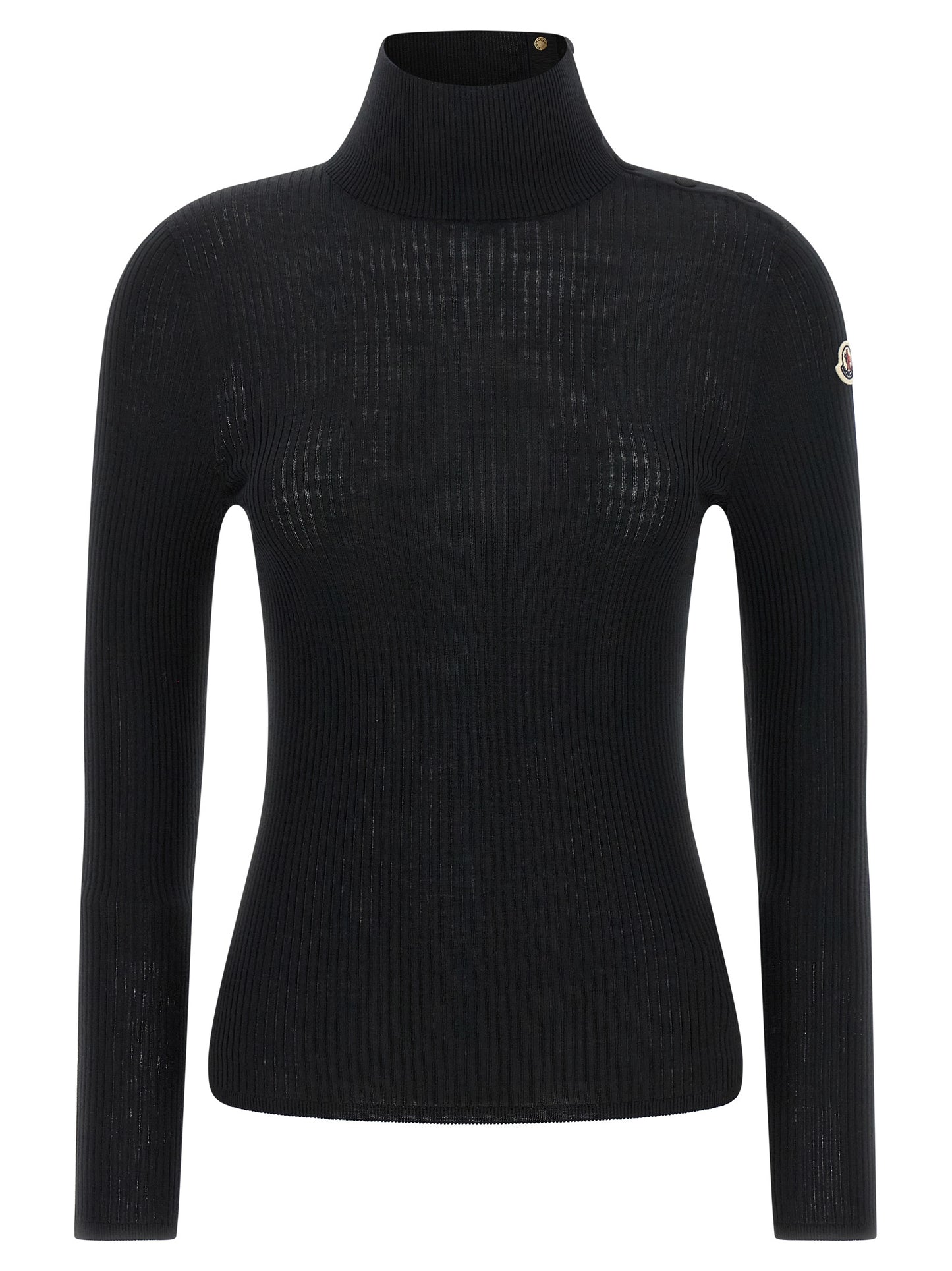 Moncler Women Logo Turtleneck Sweater MONCLER