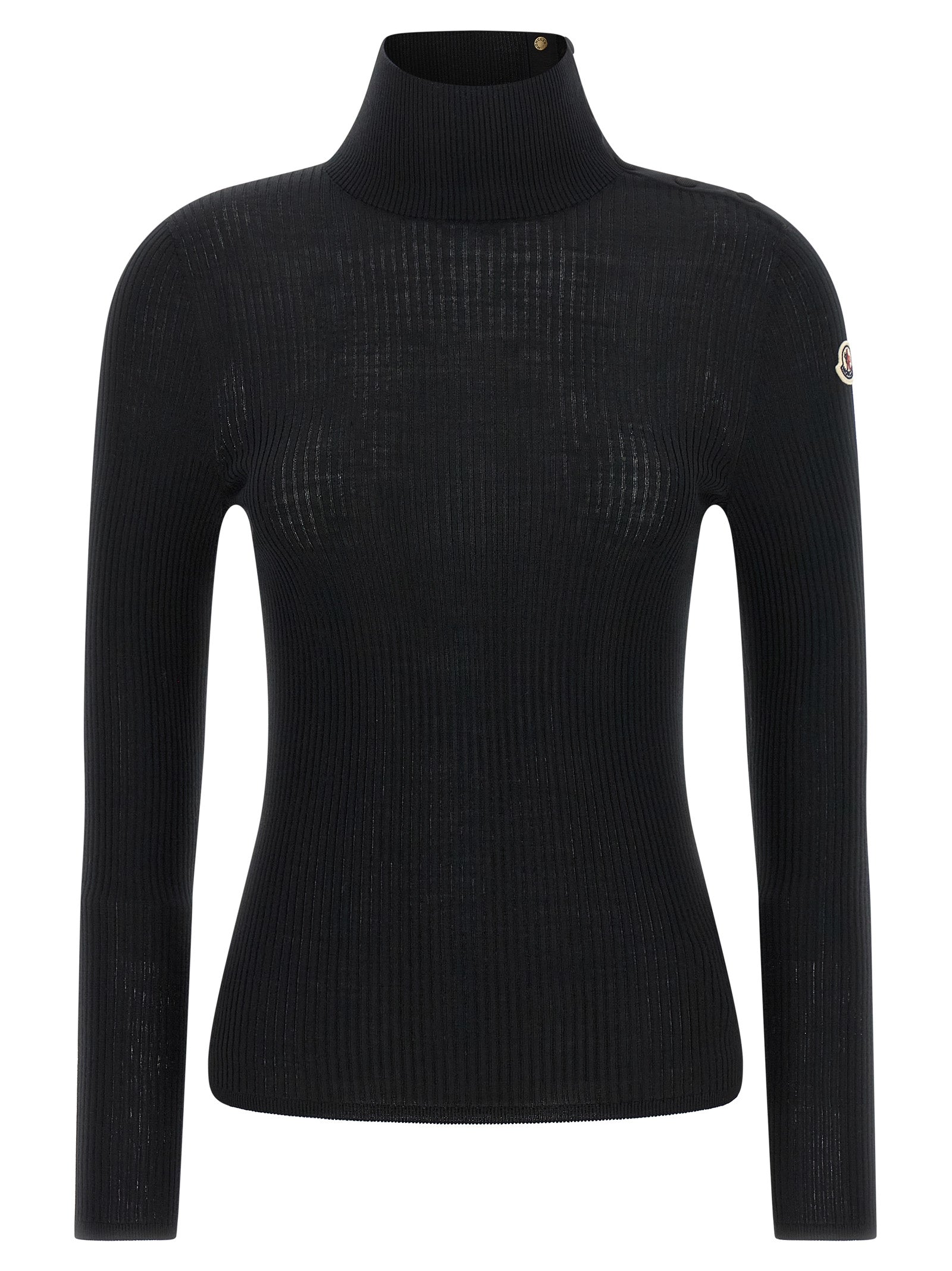 Moncler Women Logo Turtleneck Sweater MONCLER