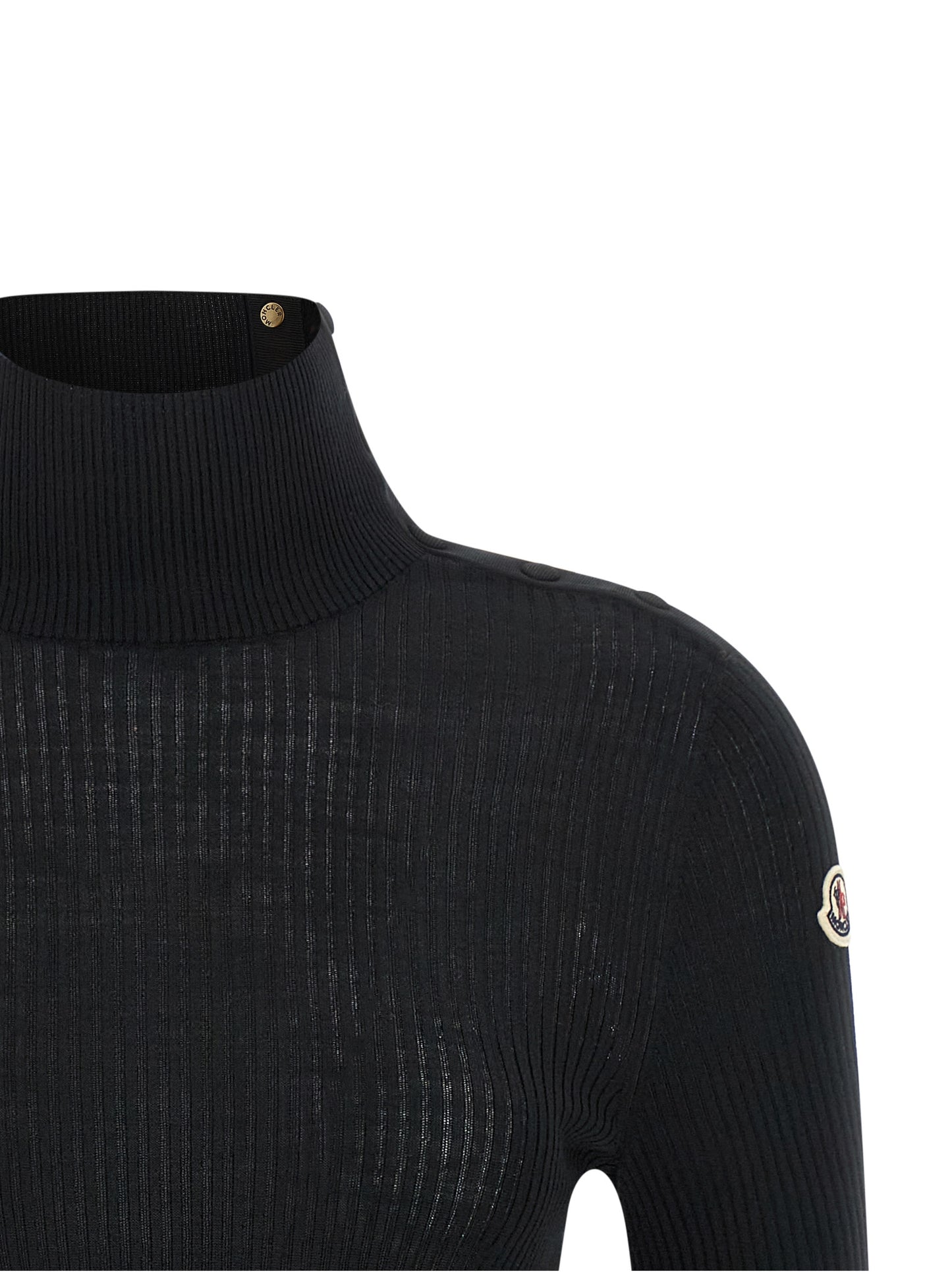 Moncler Women Logo Turtleneck Sweater MONCLER