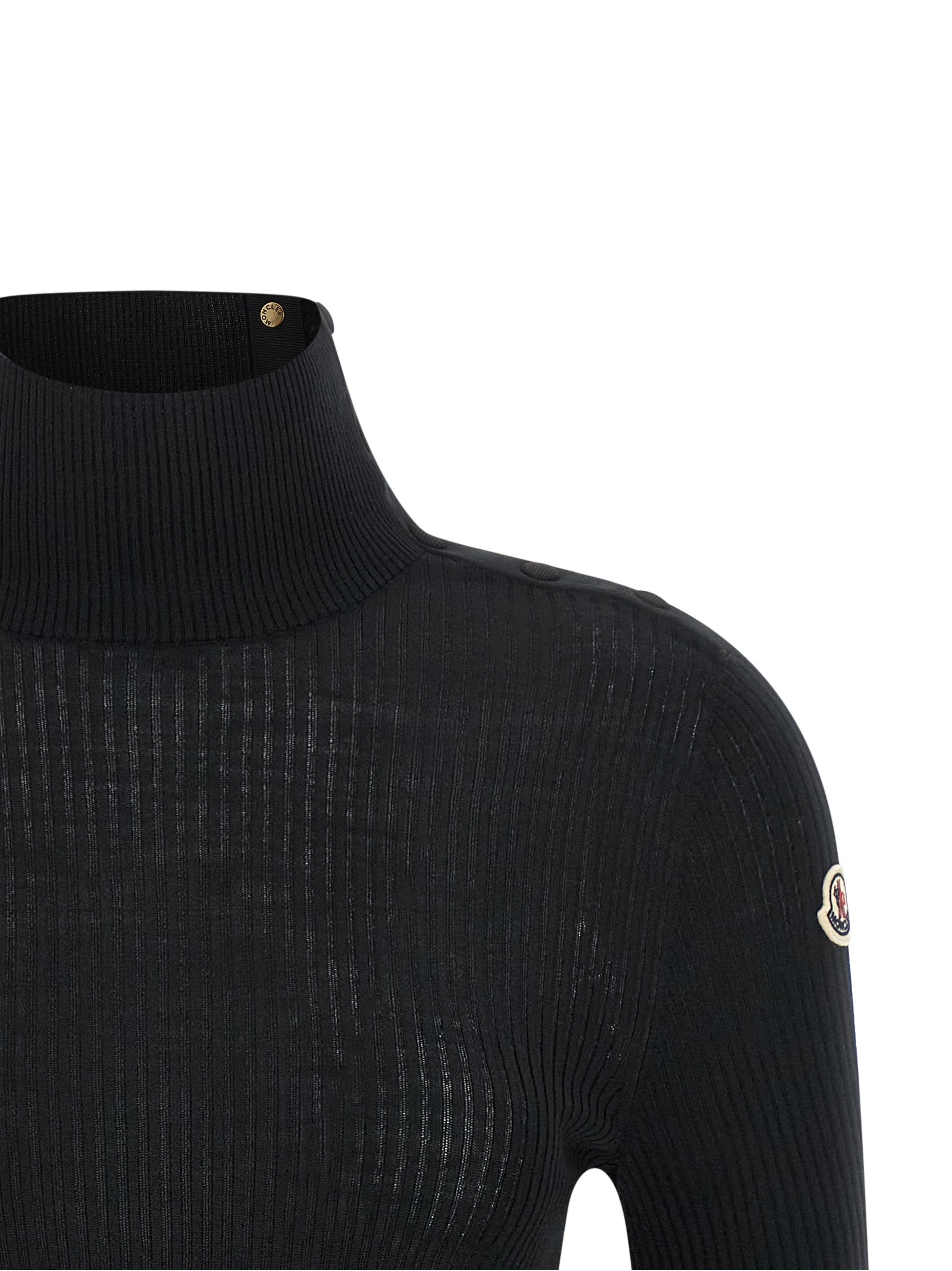 Moncler Women Logo Turtleneck Sweater MONCLER