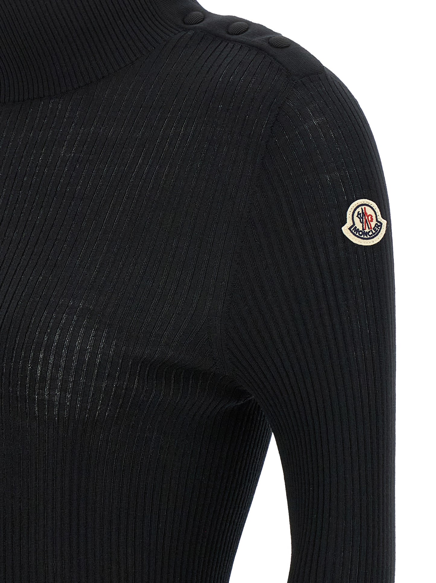Moncler Women Logo Turtleneck Sweater MONCLER