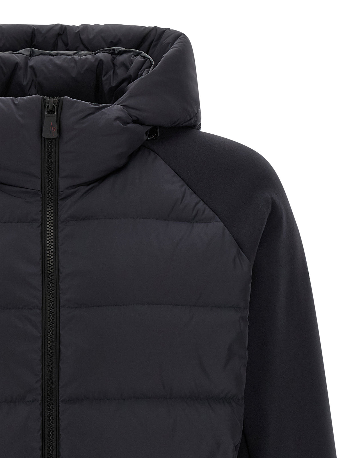 Moncler Grenoble Men Blue Padded Hoodie MONCLER GRENOBLE