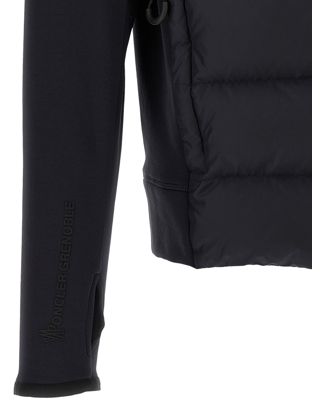 Moncler Grenoble Men Blue Padded Hoodie MONCLER GRENOBLE