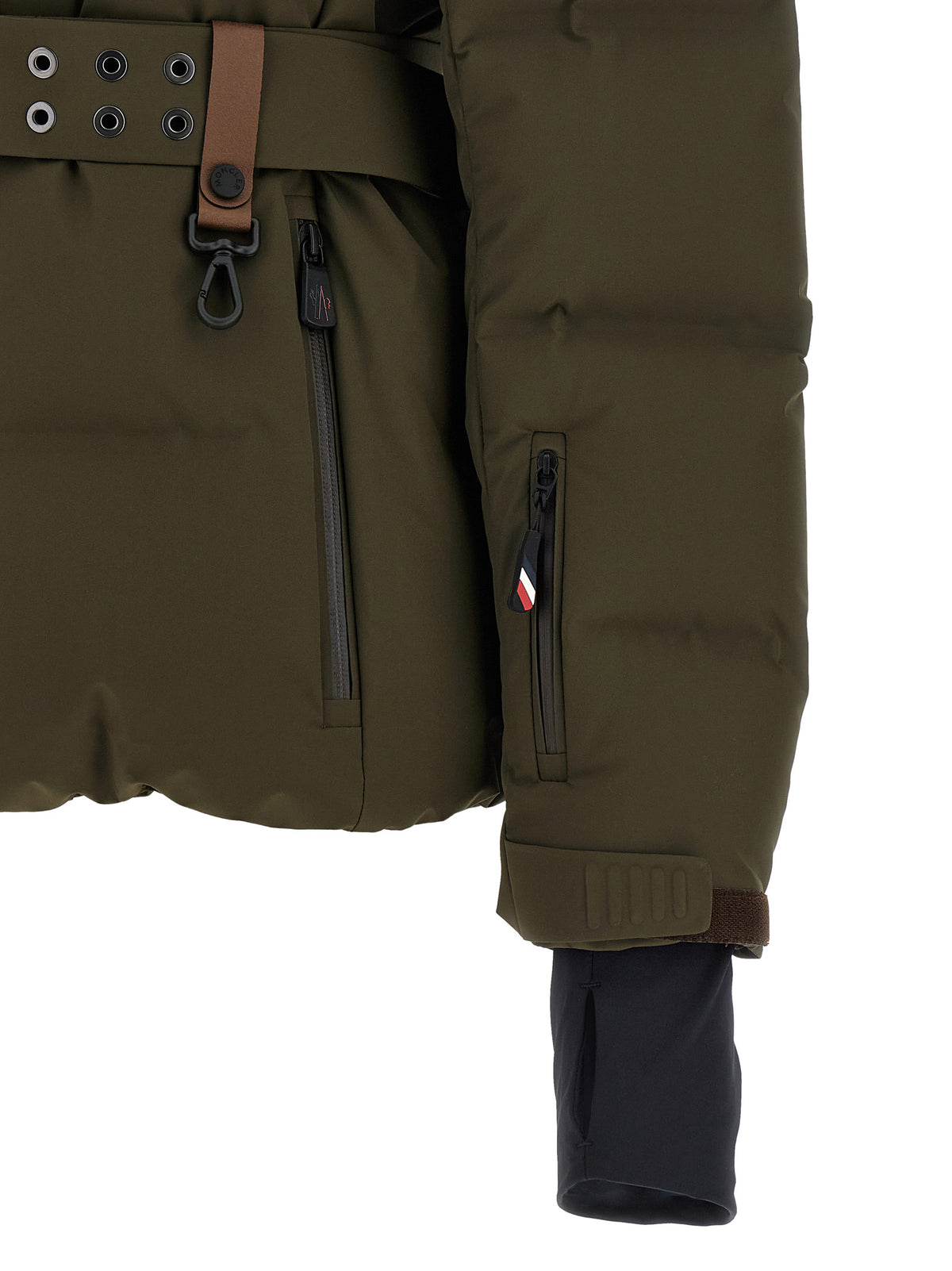 Moncler Grenoble Women Green 'Sioule' Ski Down Jacket MONCLER GRENOBLE