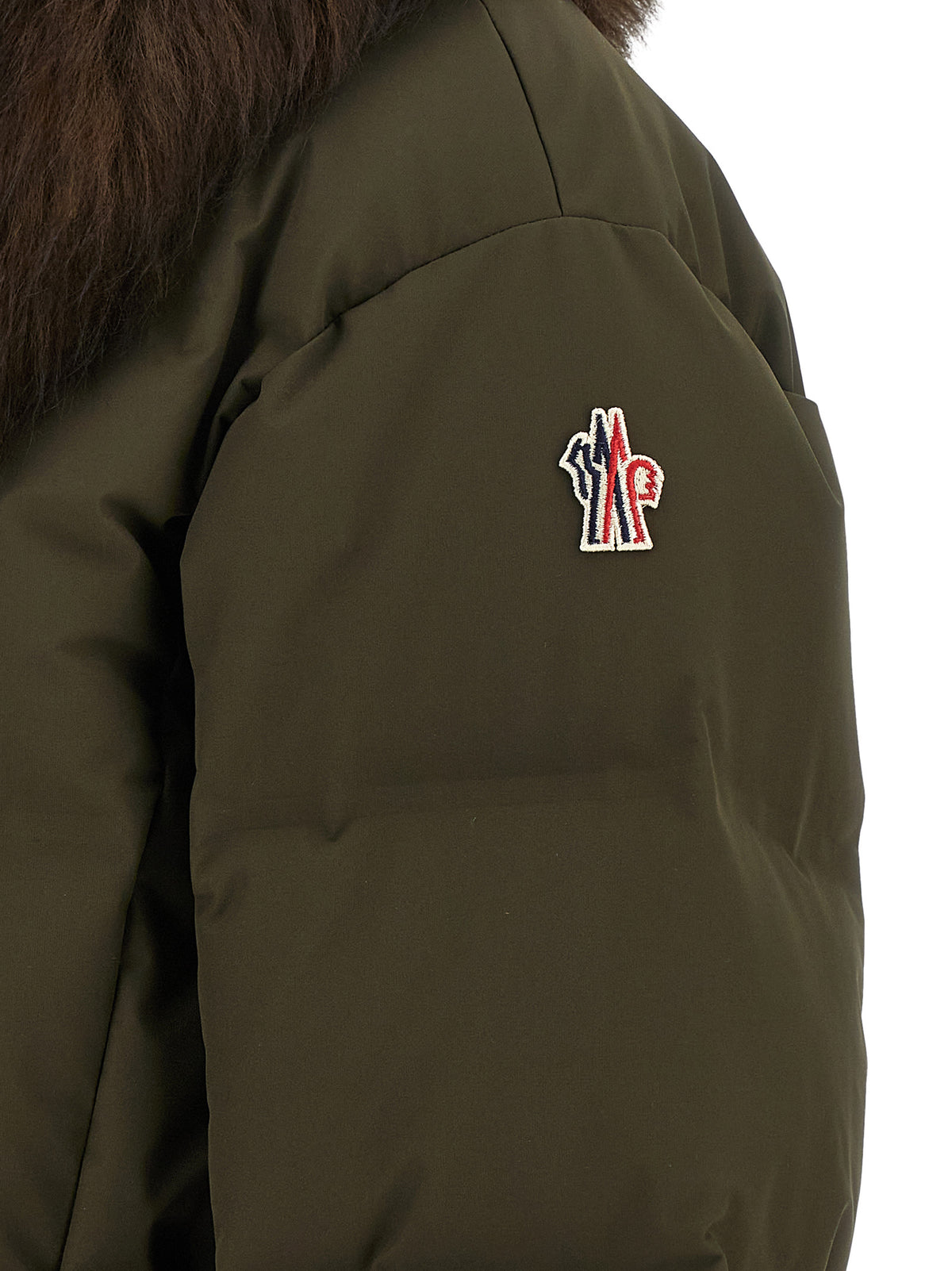 Moncler Grenoble Women Green 'Sioule' Ski Down Jacket MONCLER GRENOBLE