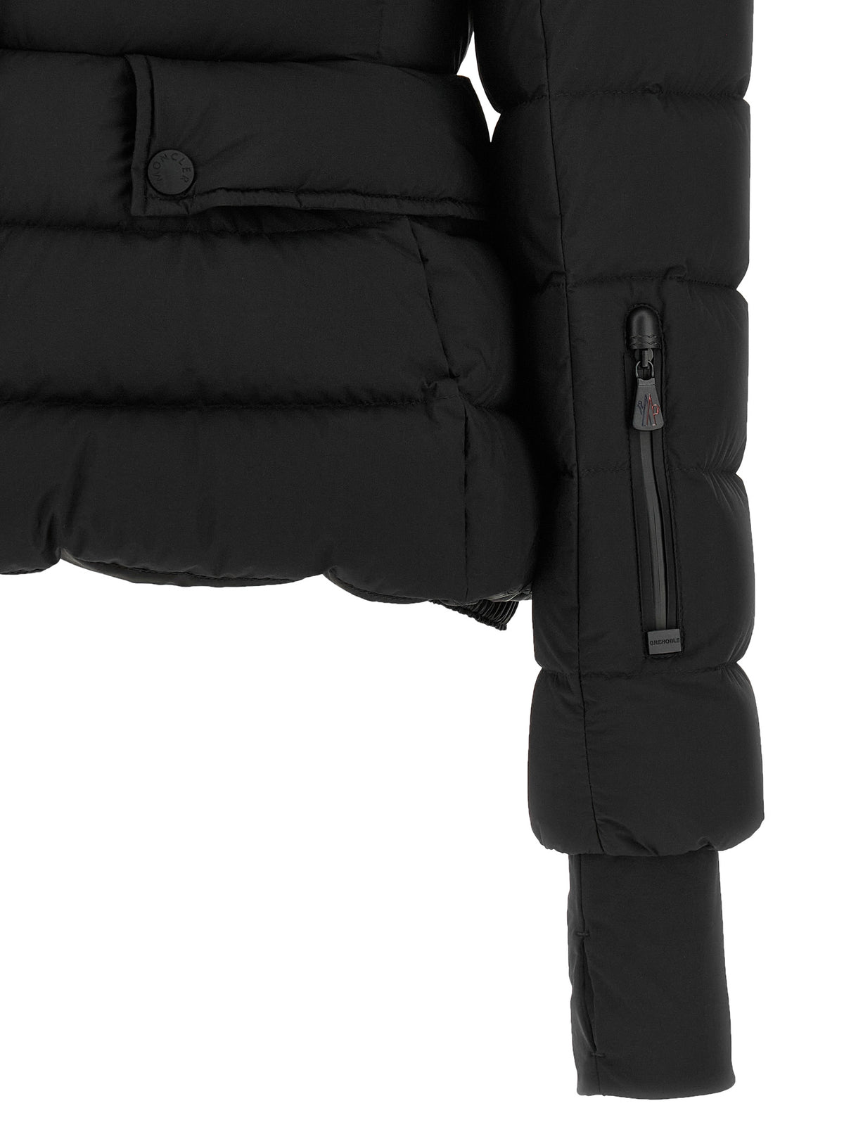 Moncler Grenoble Women Black 'Armoniques' Ski Down Jacket MONCLER GRENOBLE