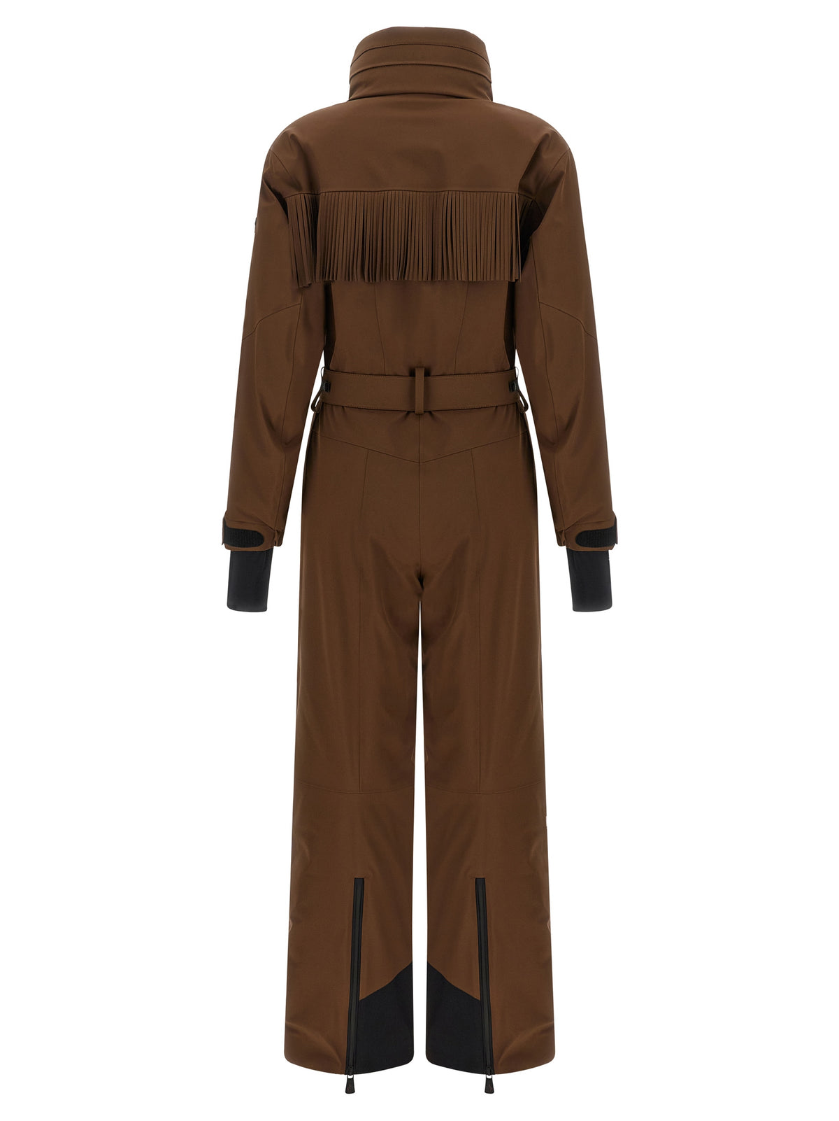 Moncler Grenoble Women Brown Fringed Ski Suit MONCLER GRENOBLE