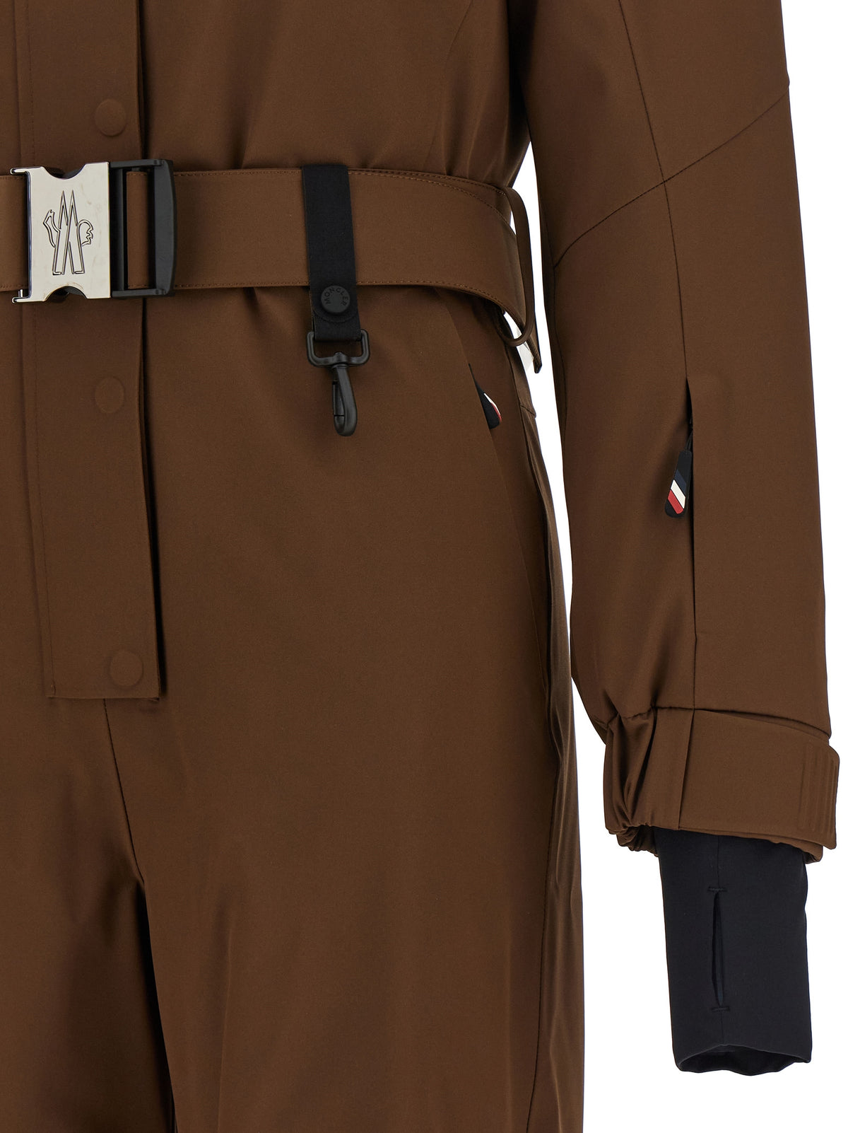 Moncler Grenoble Women Brown Fringed Ski Suit MONCLER GRENOBLE