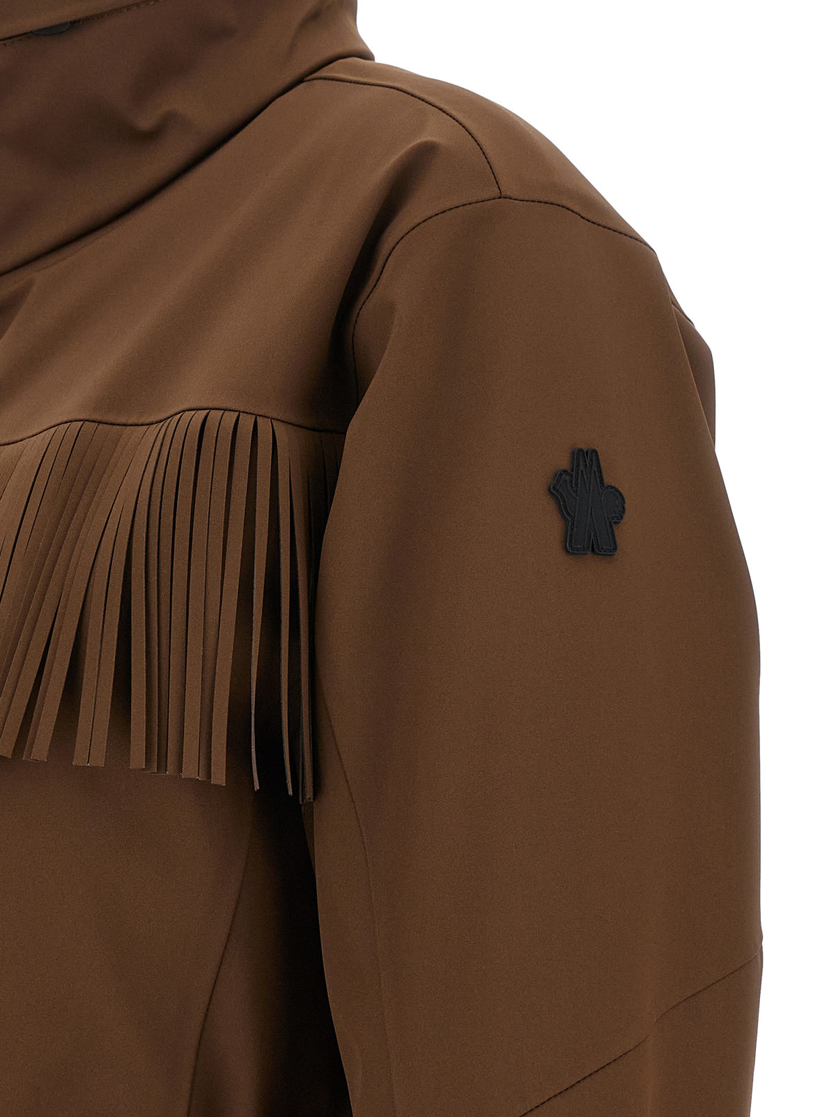 Moncler Grenoble Women Brown Fringed Ski Suit MONCLER GRENOBLE