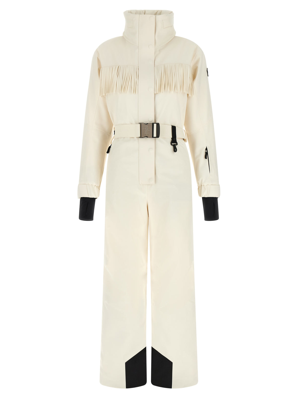 Moncler Grenoble Women White Fringed Ski Suit MONCLER GRENOBLE