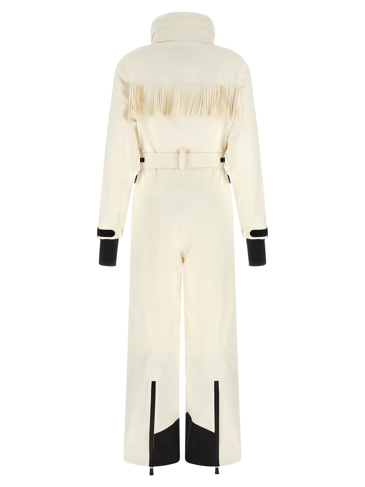 Moncler Grenoble Women White Fringed Ski Suit MONCLER GRENOBLE